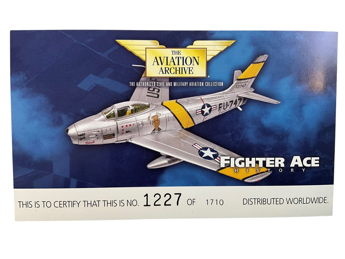 1/72 Corgi (US35804) North American F86E Sabre (12747) f"Honest John" lown by Col. Walker "Bud" Mahurin (5+1/2 Kills) CMD, 4th FW, Kimpo, South Korea, 1952 (Limited Edition #1227 of 1710)