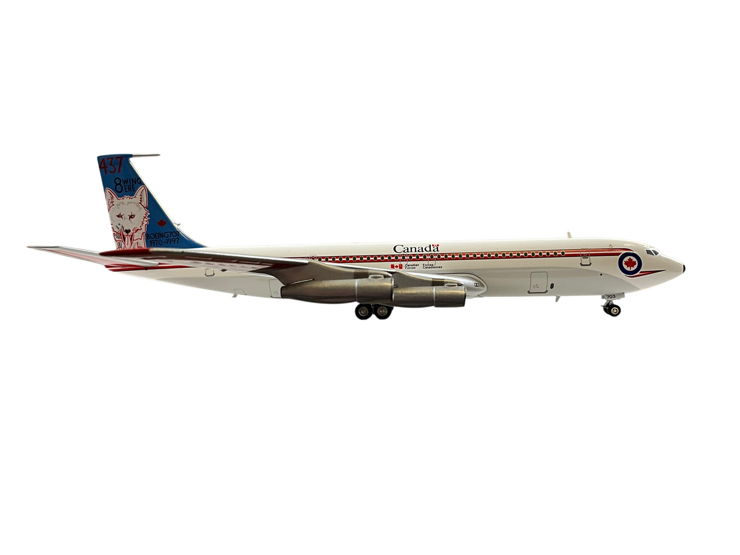 1/200 INFLIGHT200 (IF-70048) BOEING (B707-347C) CC-137 437(T) "Husky" Sqn CANADIAN ARMED FORCES 1970-1997 (Limited Edition #152 of Only 240)
