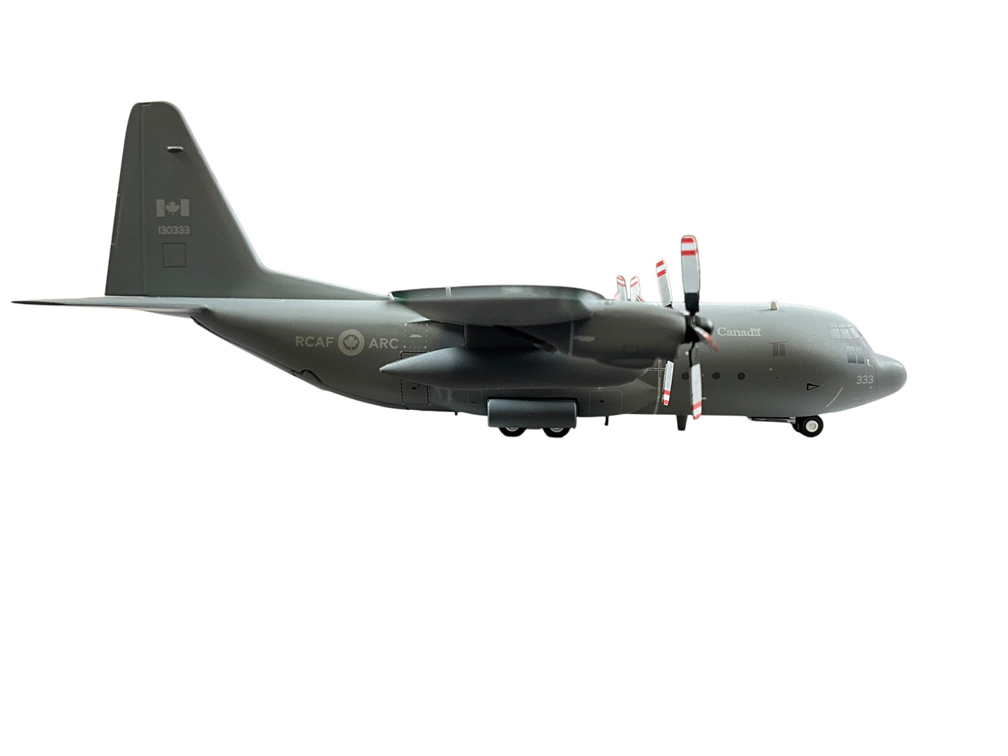 1/200 Gemini200 (G2CAF1284) Lockheed C130H Hercules (130333) Lo-Vis Grey Livery, 424 "Tiger" S.A.R. Sqdn, 8 Wing, R.C.A.F. April 2011 (Limited Edition) 2024 Release