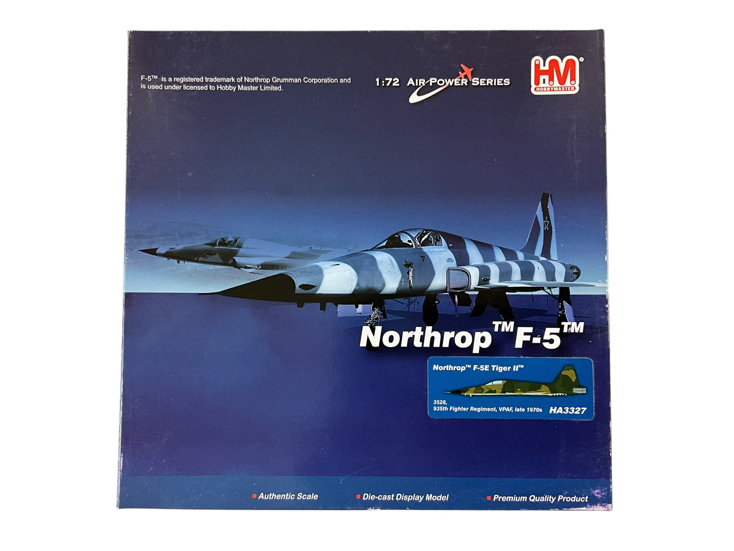 1/72 HobbyMaster (HA3327) Northrop F5E Tiger II (Red 3528) 935th Fighter Regiment, Vietnam People's Air Force late 1970's (Limited Edition)