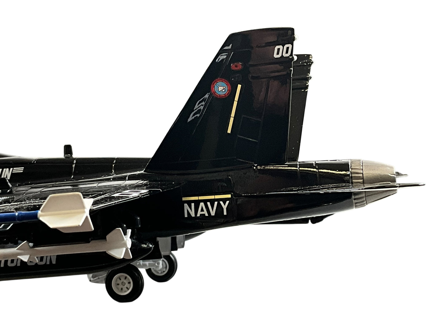 1/48 Armour/Franklin Mint (ART.98073) McDonnell Douglas (00) F18B Hornet "Top Gun" Black Livery, U.S.Navy (Limited Edition)