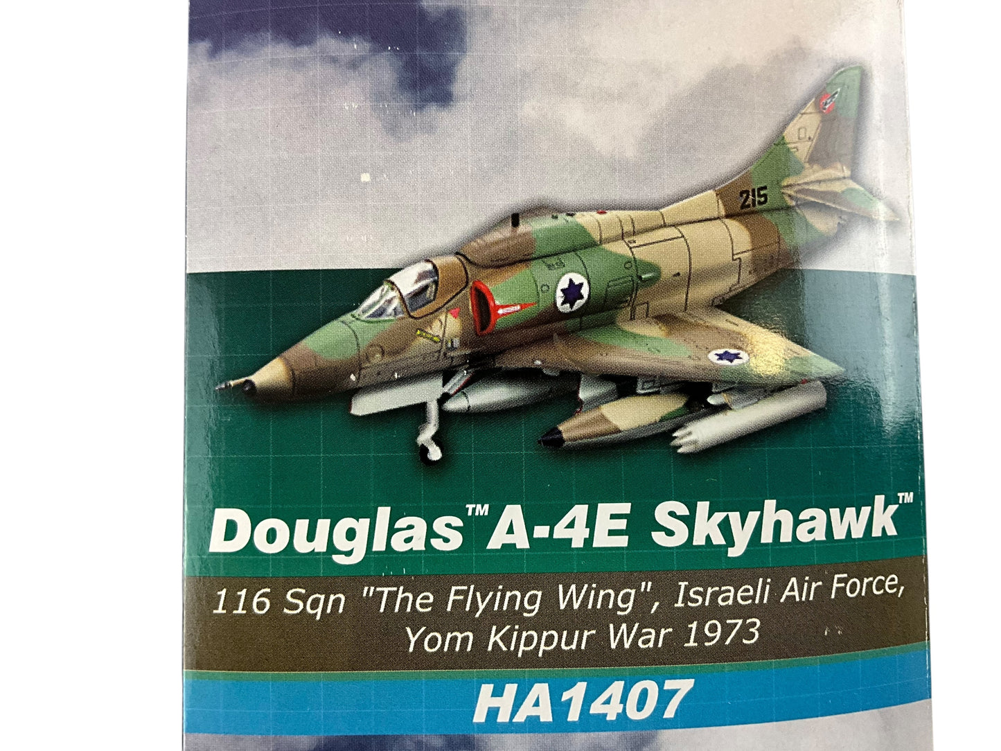1/72 HobbyMaster (HA1407) Douglas A4E Skyhawk Yom Kippur War 1973 - 116 Sqdn "The Flying Wing" Israeli Air Force (Limited Edition)