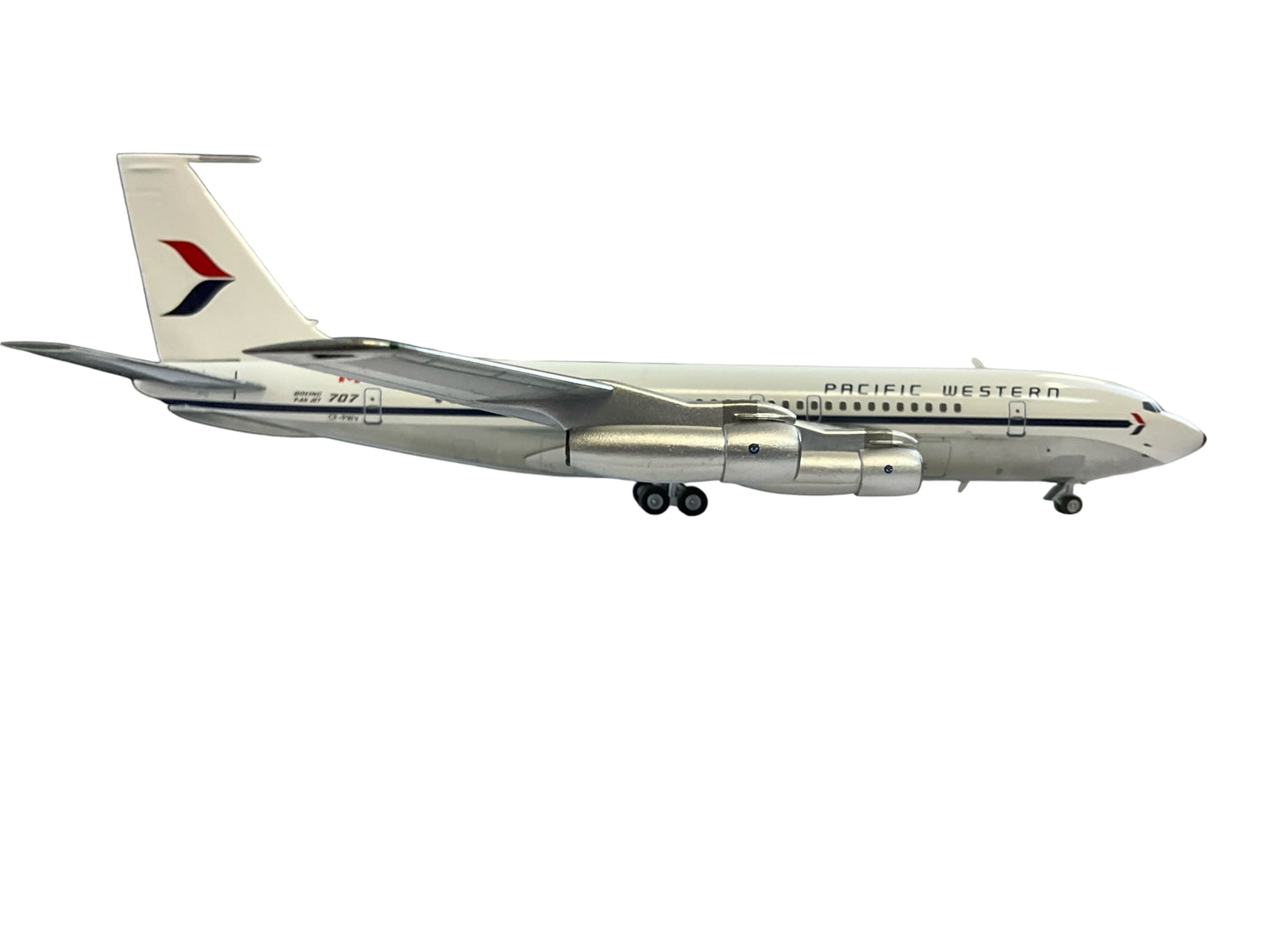 1/200 AeroClassics (WE-PWA-0117) Boeing B707-138BN (C-FPWV) - PWA !st Livery - Pacific Western Airlines (Limited Edition)