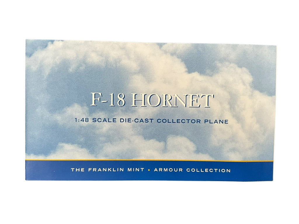 1/48 FRANKLIN-MINT (B11E123) McDONNELL-DOUGLAS CF188 HORNET (188766) Low Vis Blue-Gray Camoflage Livery 1st CAD,CFB Baden/Soelingen Germany 439 SabreTooth Tiger Sqdn 1991 - Later 416,441 & 409 Sqdn -CANADIAN ARMED FORCES (LIMITED EDITION #154 of ONLY 250)