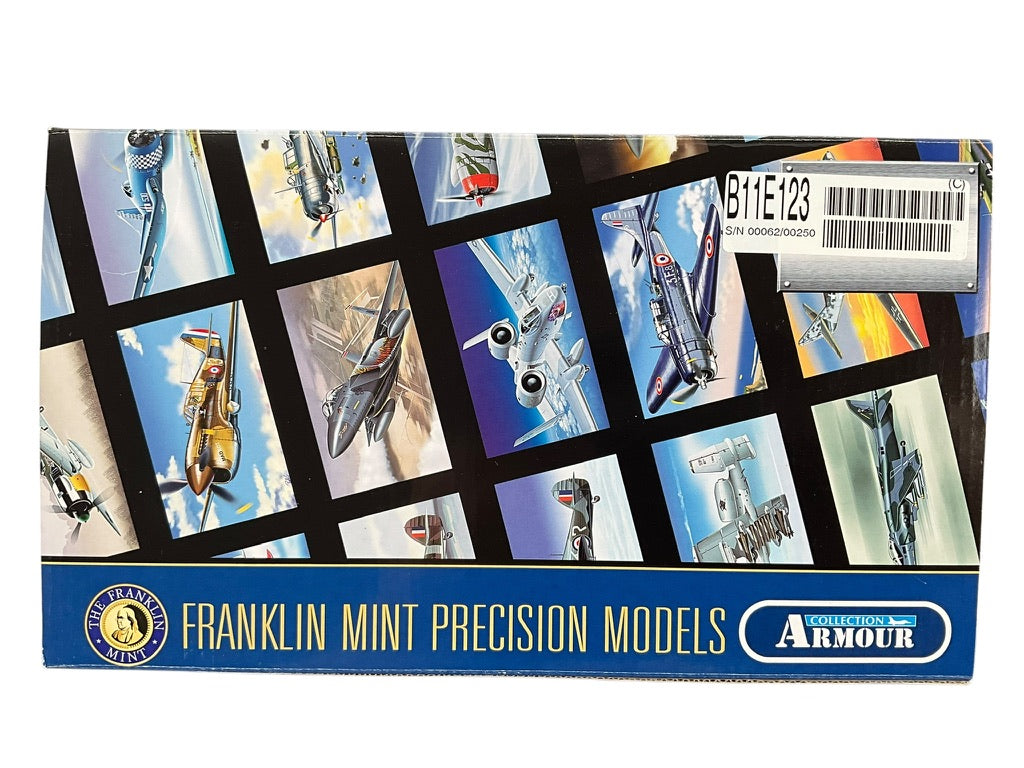 1/48 FRANKLIN-MINT (B11E123) McDONNELL-DOUGLAS CF188 HORNET (188766) Low Vis Blue-Gray Camoflage Livery 1st CAD,CFB Baden/Soelingen Germany 439 SabreTooth Tiger Sqdn 1991 - Later 416,441 & 409 Sqdn -CANADIAN ARMED FORCES (LIMITED EDITION #154 of ONLY 250)