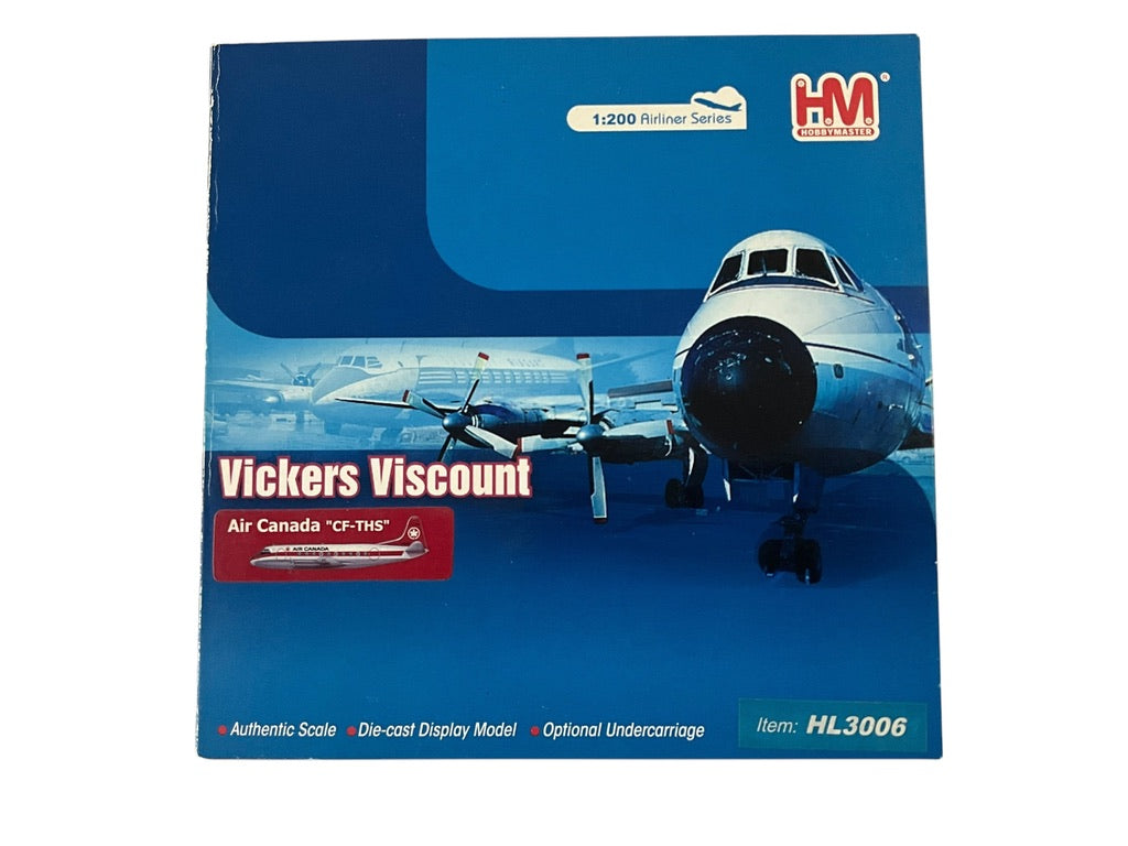 1/200 HOBBYMASTER (HL3006) VICKERS V757 VISCOUNT (CF-THS) AIR CANADA 1965 (LIMITED EDITION)