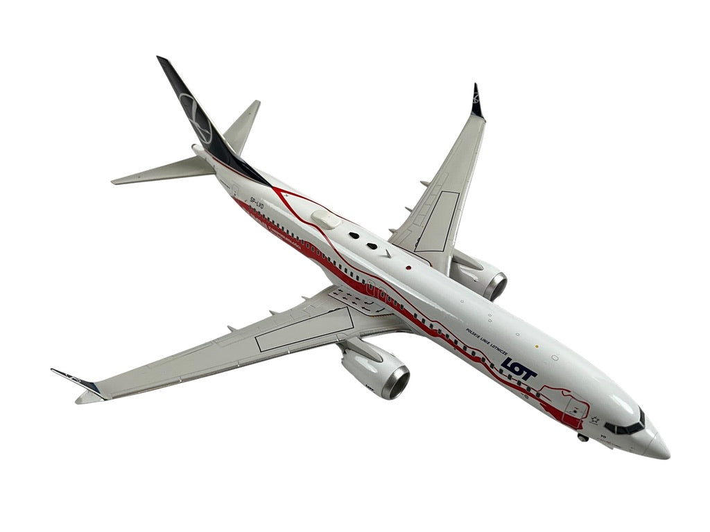 1/200 INFLIGHT200 (IF737MAXLOT02) BOEING B737MAX8 (SP-LVD) LOT POLISH AIRLINES "PROUD of POLAND'S INDEPENDENCE" Livery 2018 (LIMITED EDITION) 2024 Release