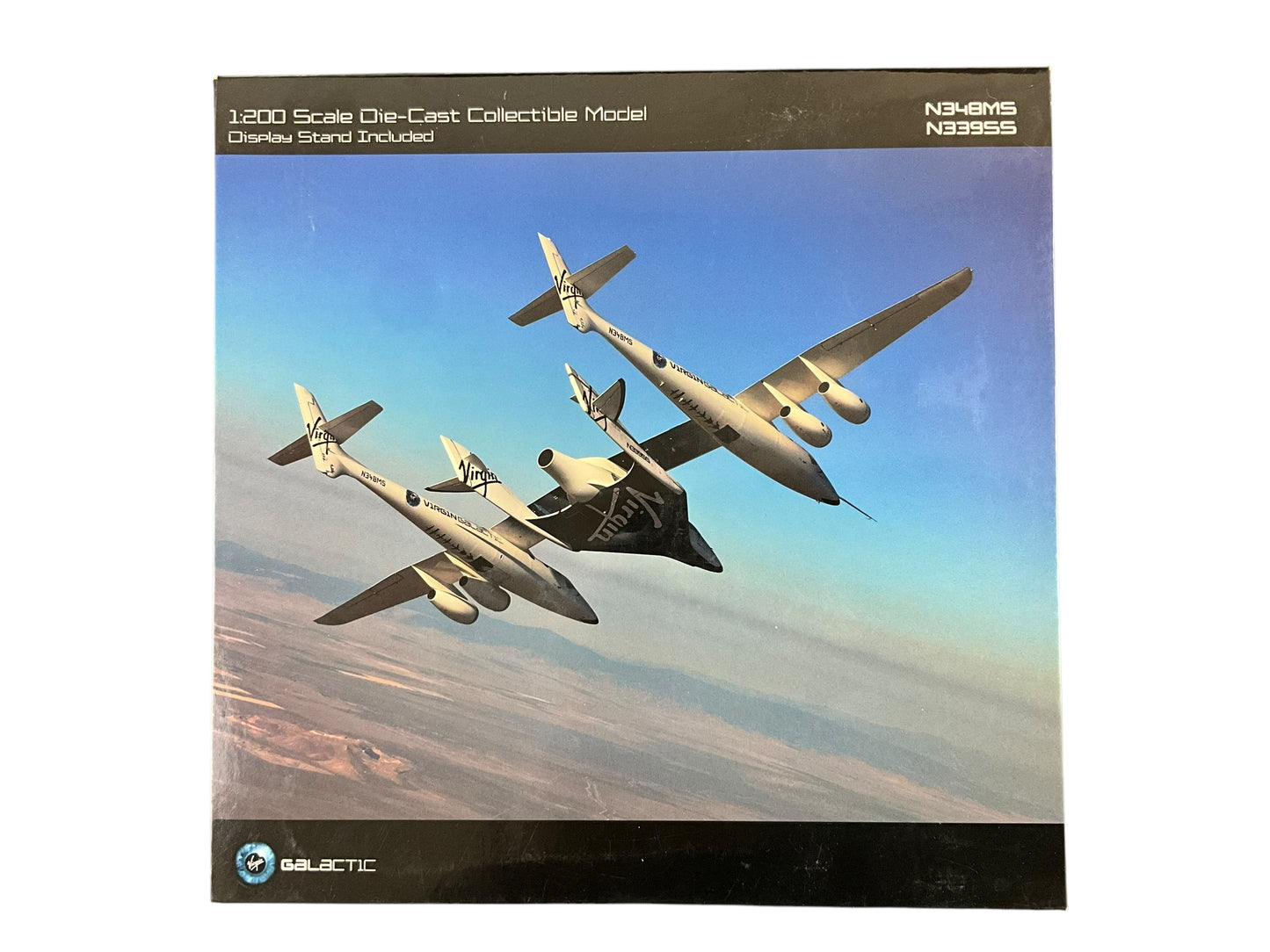 1/200 JC Wings (VG2VGX001) Galactic White Knight (N348MS & N33955) 1st Livery - Virgin Galactic (Limited Edition)