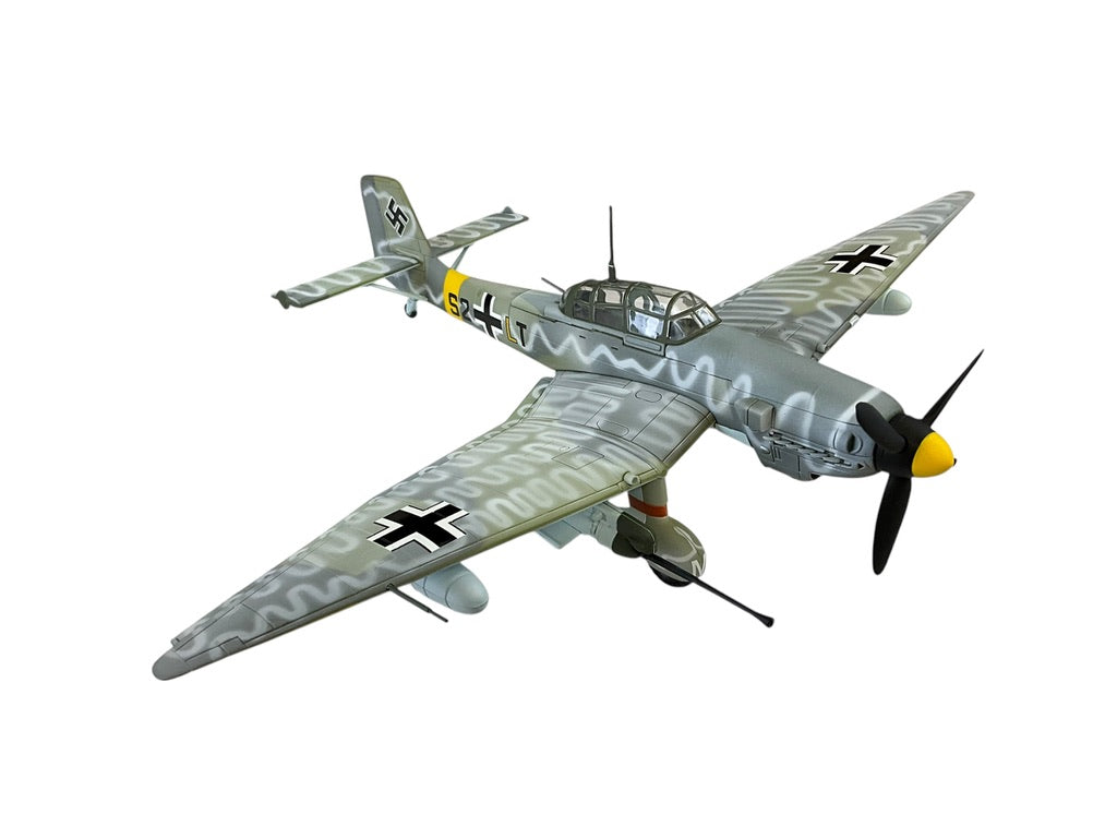 !/48 Franklin Mint/Armour (B11E183) Junkers JU87D Stuka (S2-LT) Gray & White Winter Camo X/STG77 WWII Deutsche Luftwaffe (Limited Edition)