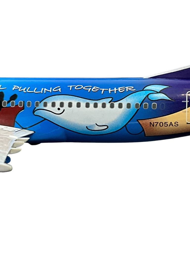 1/200 Gemini200 (G2ASA174) Boeing B737-400 (N705AS) "CargoDawg" DogSled & Alaska Attractions Livery - Alaska Airlines (Limited Edition) 2009 Release