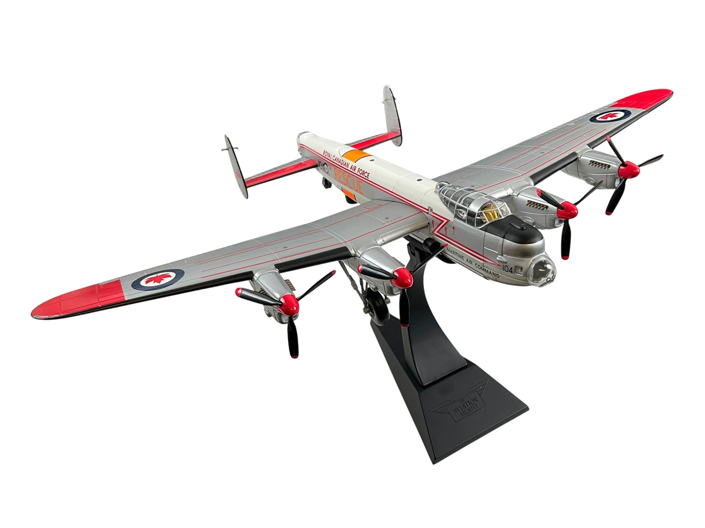 1/72 Corgi (AA32606) Victory Aircraft (Avro) Lancaster MK.10MP (FM104) 107 Rescue Unit, Maritime Air Command, Royal Canadian Air Force, Torbay, Newfoundland 1963 (Limited Edition #403 of ONLY 2000)