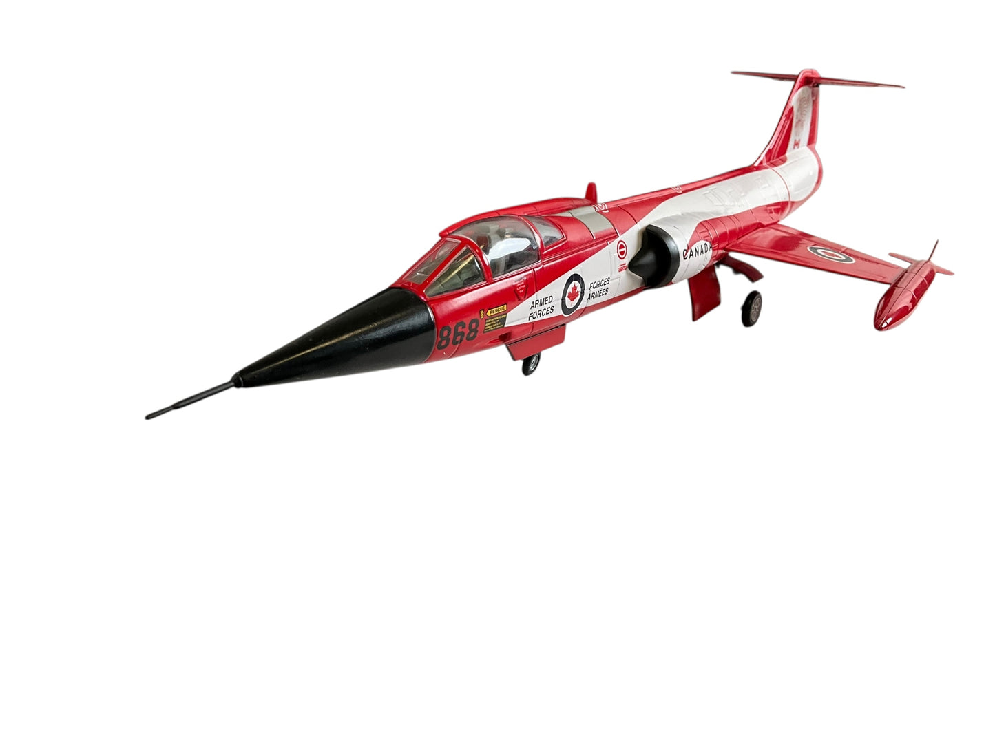 1/48 Franklin Mint/Armour (B11E090) Canadair CF104 (F104G) Starfighter (104668) 421 "Red Indian" Sqdn (Retirement Scheme) Canadian Armed Forces (Limited Edition)
