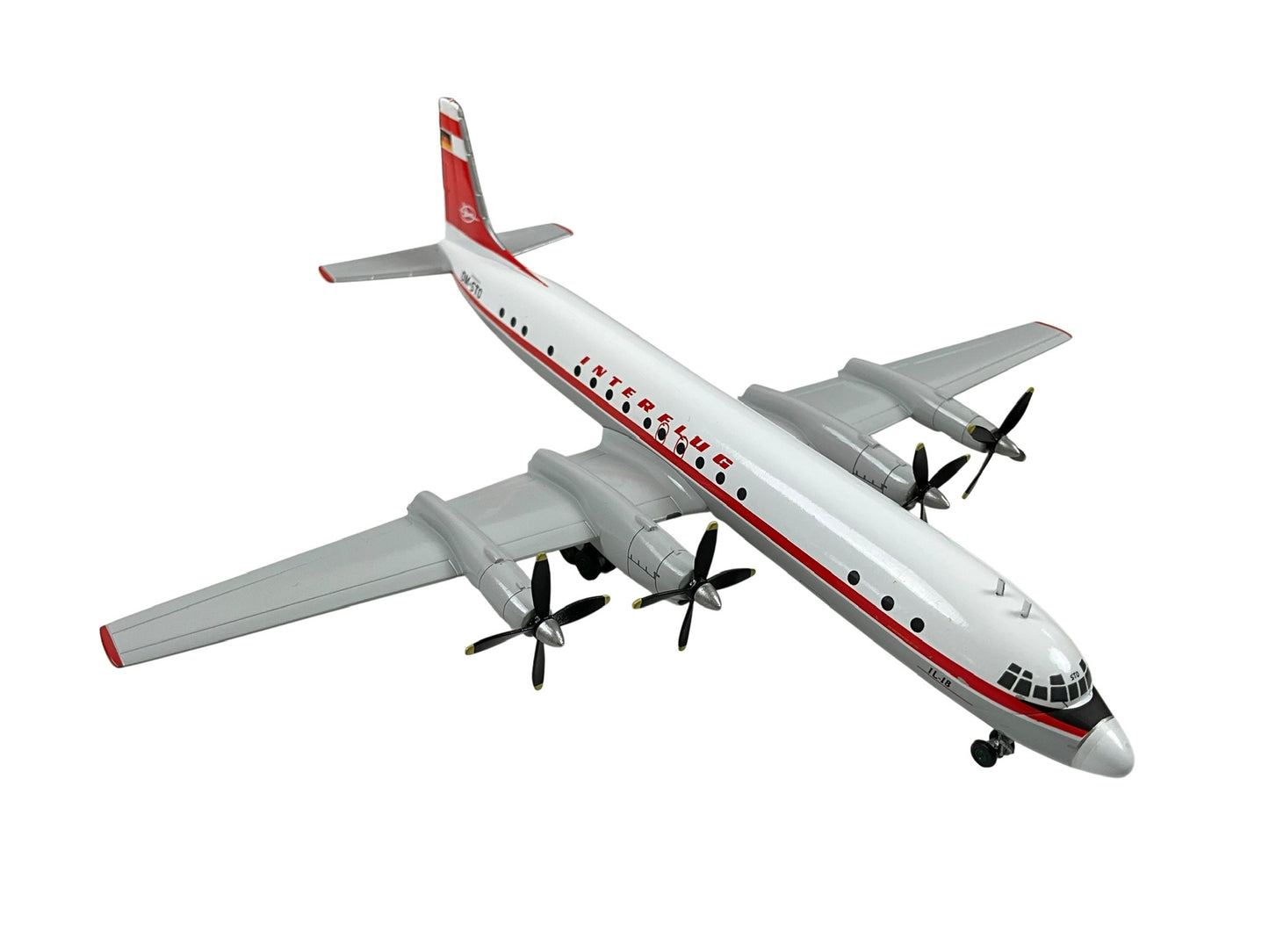 1/200 Herpa (572873) Ilyushin IL18 (DM-STO) Interflug (Limited Edition) 2025 Release
