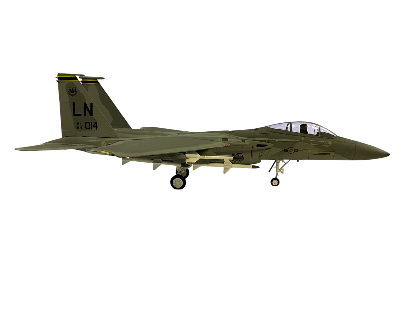 1/48 Armour/Franklin Mint (98049) McDonnell Douglas F15C Eagle (LN AF84-014) - Low Vis 2-Tone Gray Livery - 493rd FS - Grim Reapers - U.S.A.F. Europe (Limited Edition)