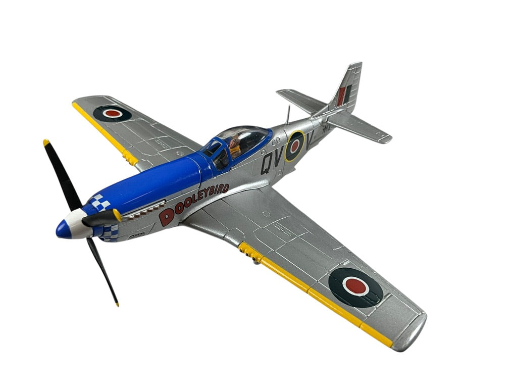 1/72 Corgi (AA32206) North American P51D Mustang IV (KM272) "DooleyBird" flown by Fl/Lt Dooley No.19 Sqdn R.A.F. England 1945 (Limited Edition #1885 of Only 2500)