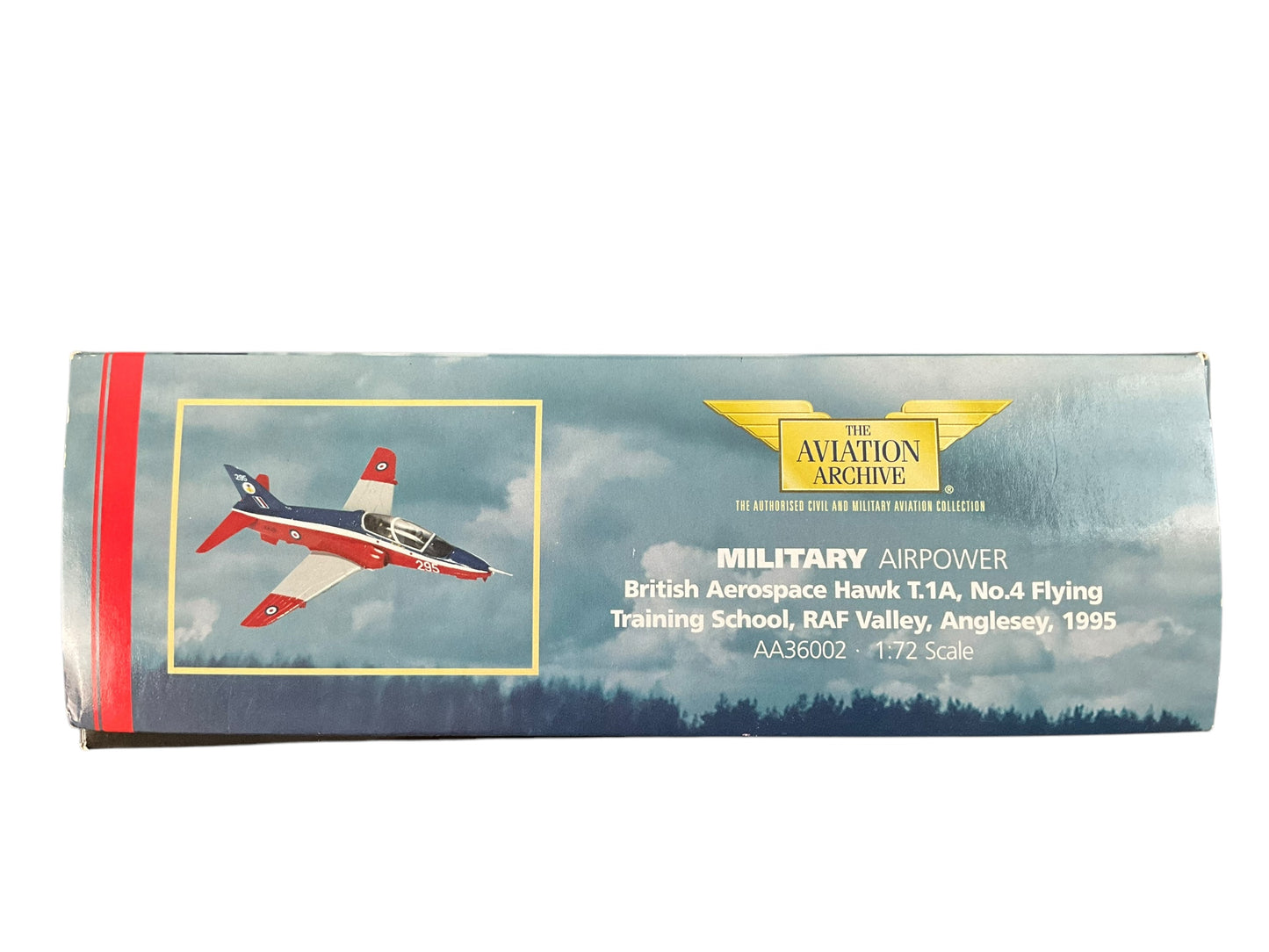 1/72 Corgi (AA36002) British Aerospace Hawk T1A Valley, Anglesey No.4 Flying Training School, R.A.F. 1995 (Limited Edition) #2876 of Only 2950)_
