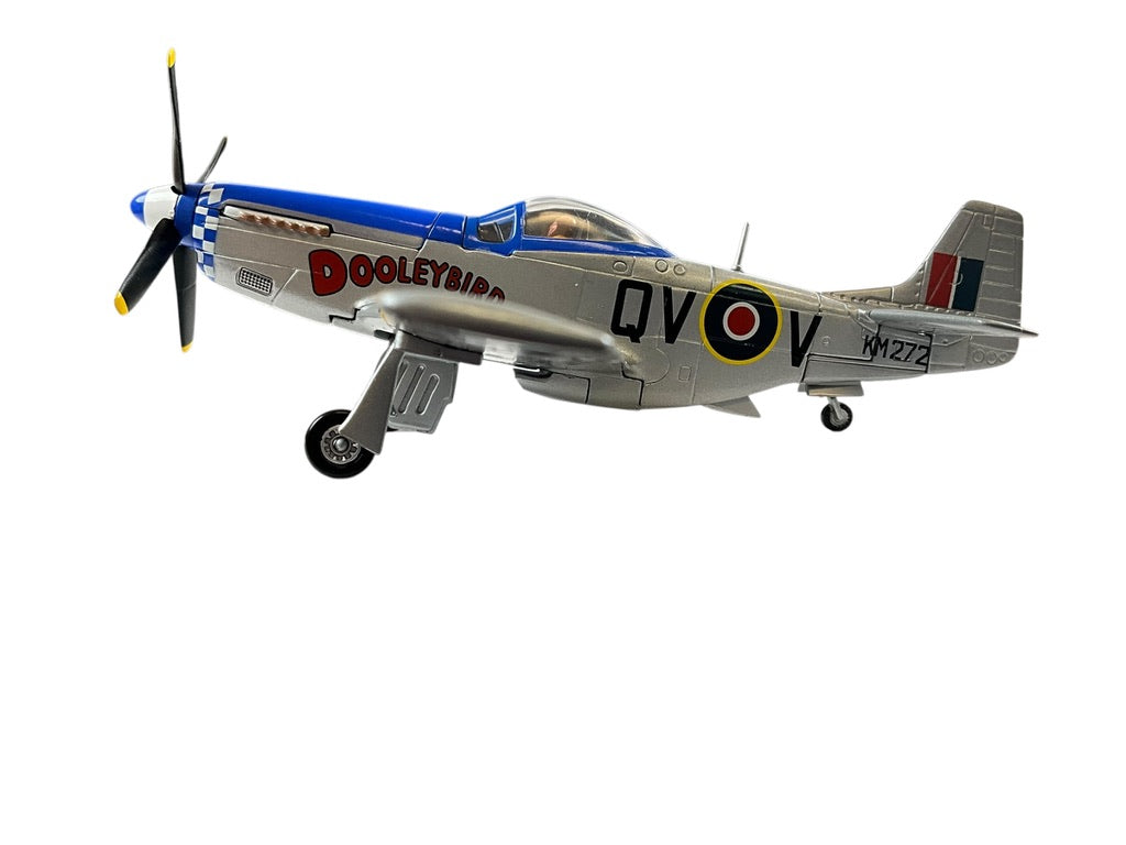 1/72 Corgi (AA32206) North American P51D Mustang IV (KM272) "DooleyBird" flown by Fl/Lt Dooley No.19 Sqdn R.A.F. England 1945 (Limited Edition #1885 of Only 2500)