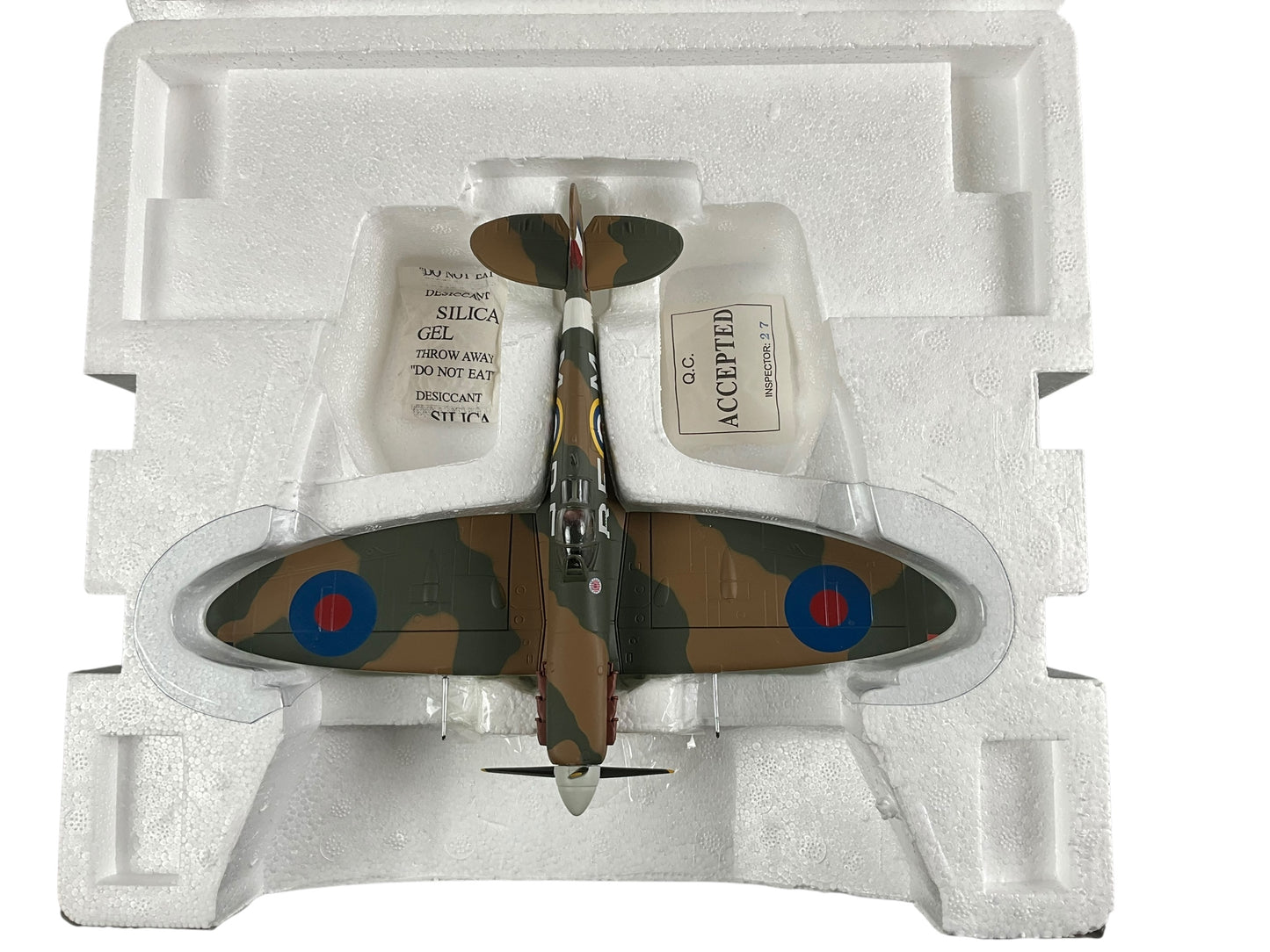 1/48 Franklin Mint/Armour (B11E082) Supermarine Spitfire MK. Vb (RF-M+ AR335) flown by Jan Falkowski 303 "Kościuszko" Sqdn, Polish Air Force "in Exil" (Limited Edition)