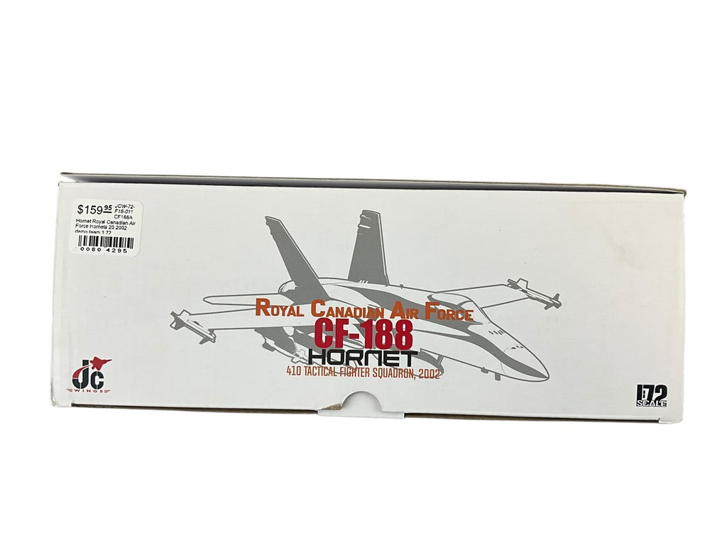 1/72 JC Wings (JCW72F18011) McDonnell Douglas (F18A) CF188 Hornet (188720) '20 Years CF18 Hornet" 410 "Cougars" Sqdn, Canadian Armed Forces 2004 Airshow Demo (Limited Edition of Only 600)