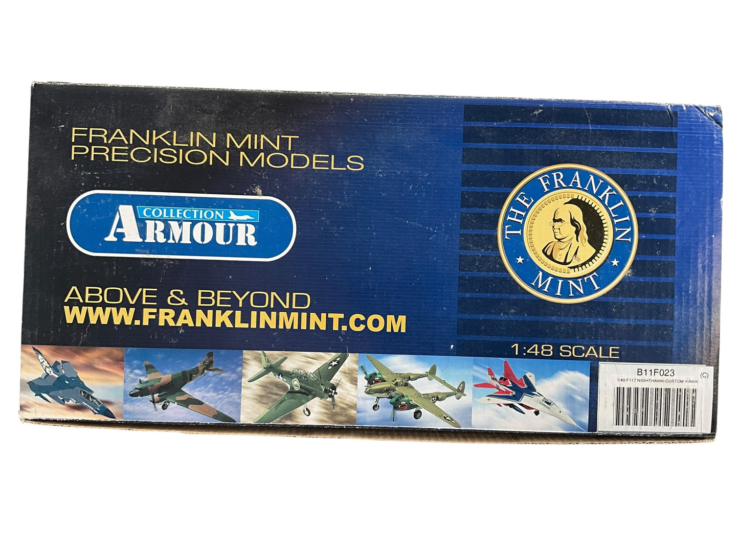 1/48 Franklin Mint (B11F023) Lockheed F117 Nighthawk (Stealth) "CUSTOM Hawk" Livery U.S.A.F. (Limited Edition)