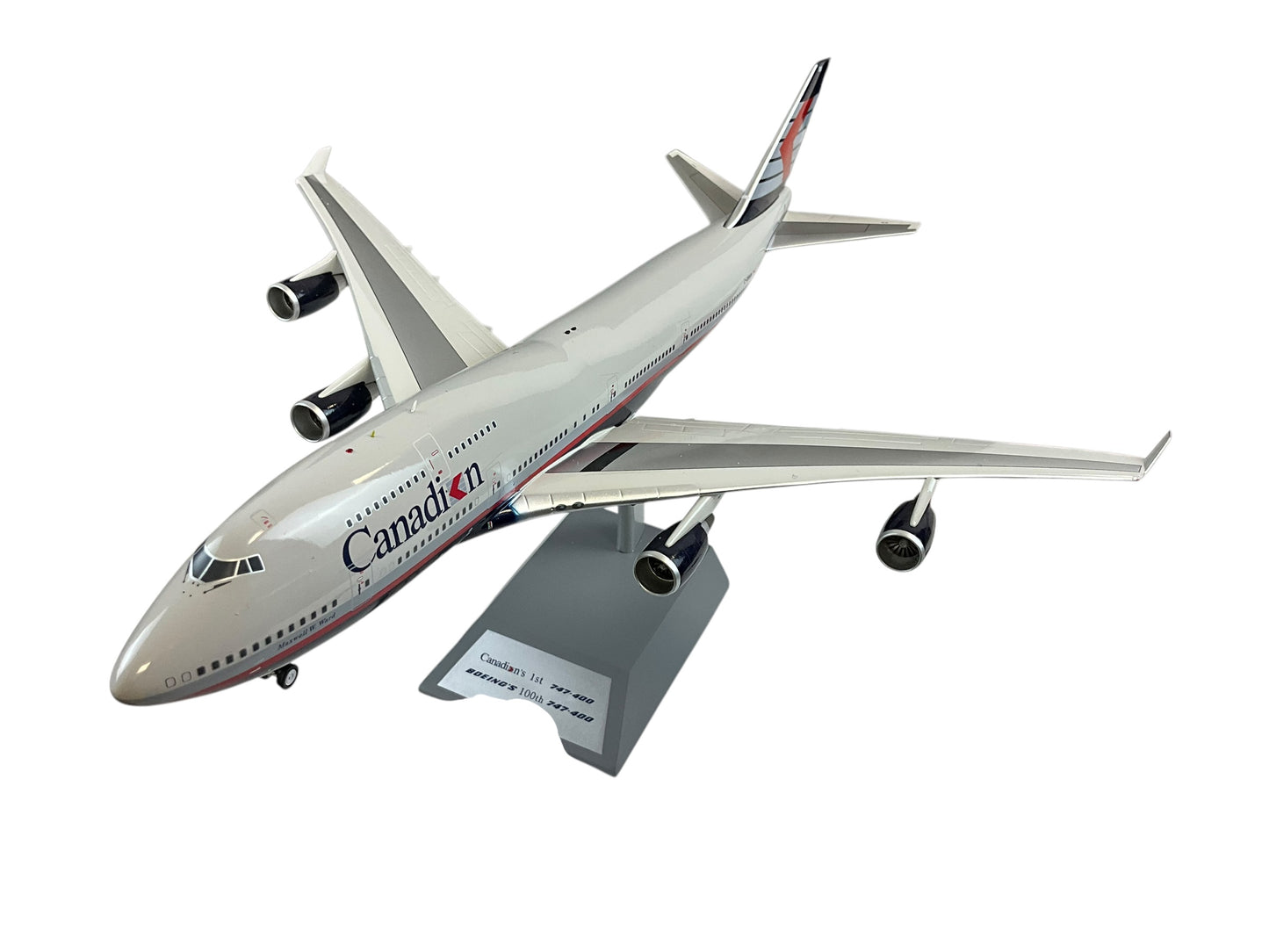 1/200 (Inflight200) B-Models (BP-744-100) Boeing B747-475 (C-GMWW) " Maxwell W. Ward " Boeing's 100th B747-400" 1st CDN "Chevron" Livery - Canadian Airlines International (Limited Edition)