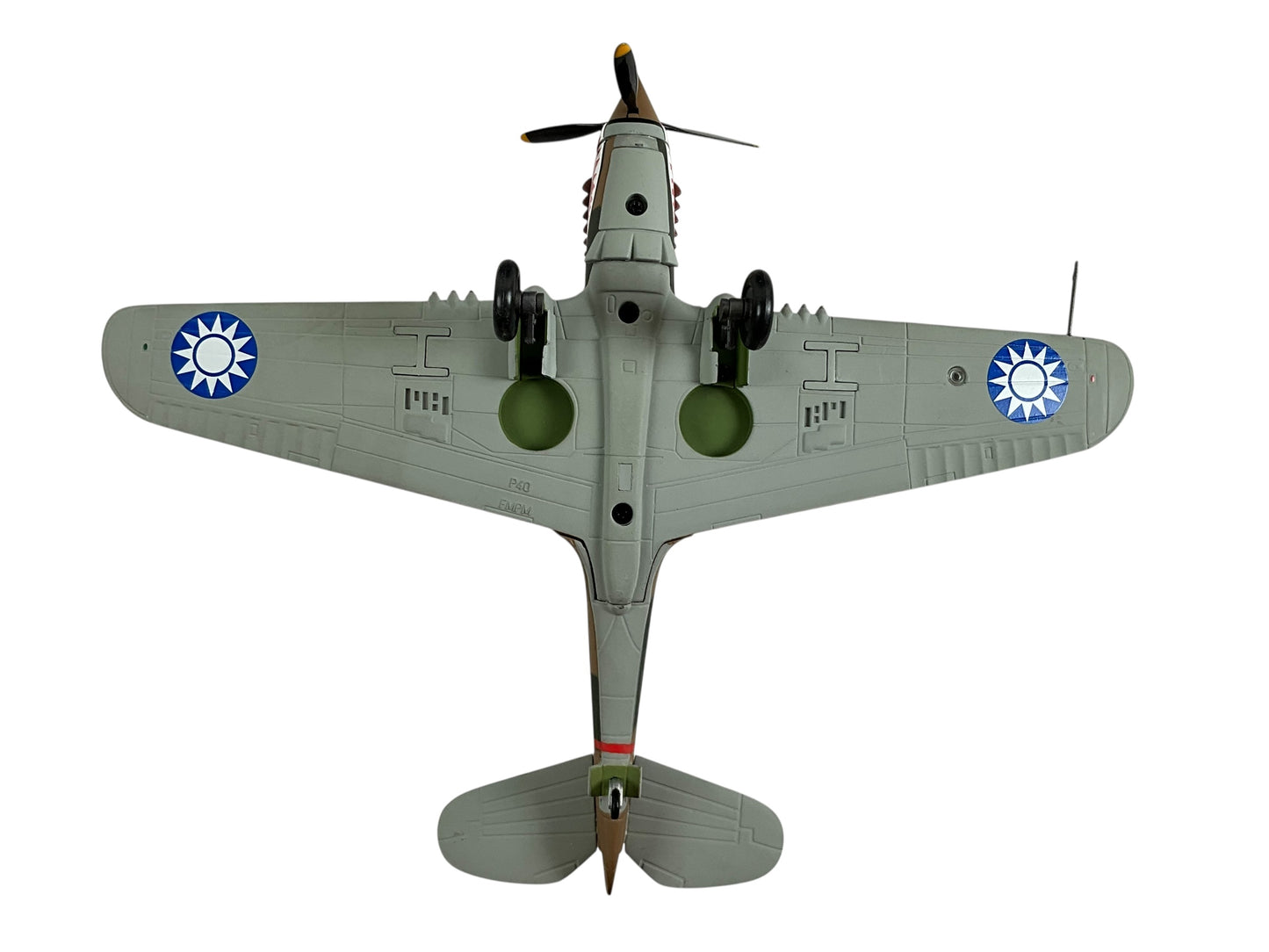 1/48 Franklin Mint/Armour (B11B628/98501) Curtiss P40 WarHawk (108) flown by WWII AVG "Ace" David Lee "Tex" Hill 2nd Pursuit Squadron "Flying Tigers" Chinese Nationalist Army Air Force (limited Edition)