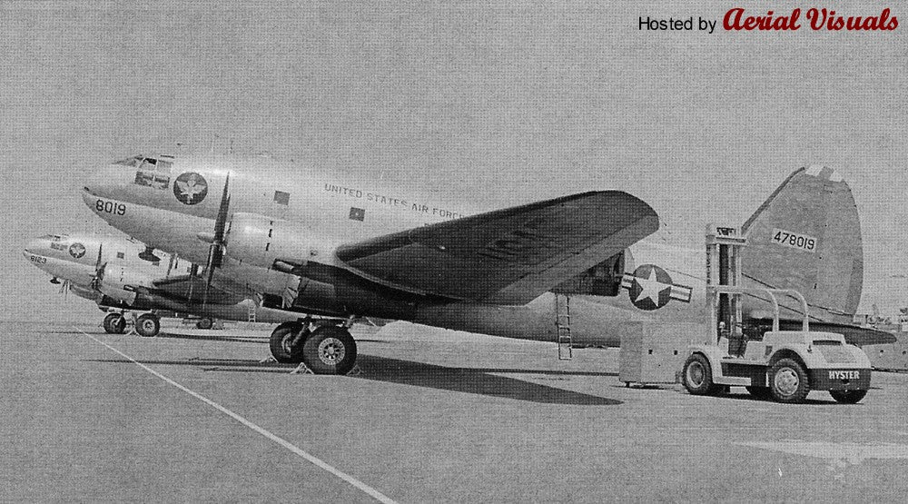 1/200 Western Models (AC219763) Curtiss C46D Commando (478019) U.S.A.F. Palmdale Air Park, California (Limited Edition)