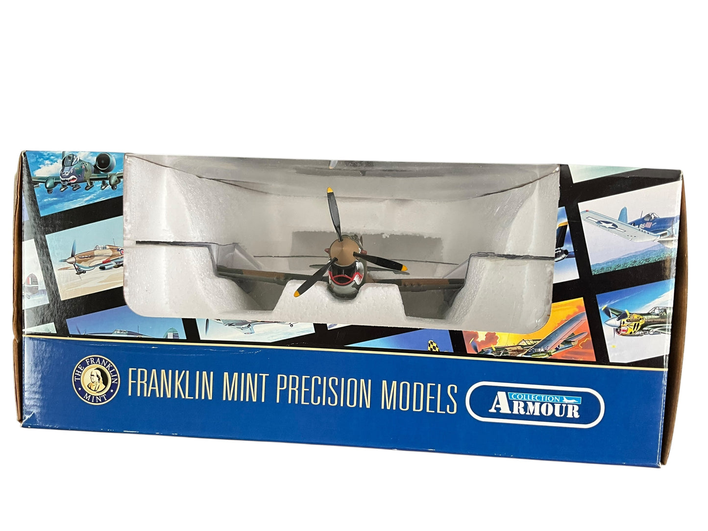 1/48 Franklin Mint/Armour (B11B628/98501) Curtiss P40 WarHawk (108) flown by WWII AVG "Ace" David Lee "Tex" Hill 2nd Pursuit Squadron "Flying Tigers" Chinese Nationalist Army Air Force (limited Edition)