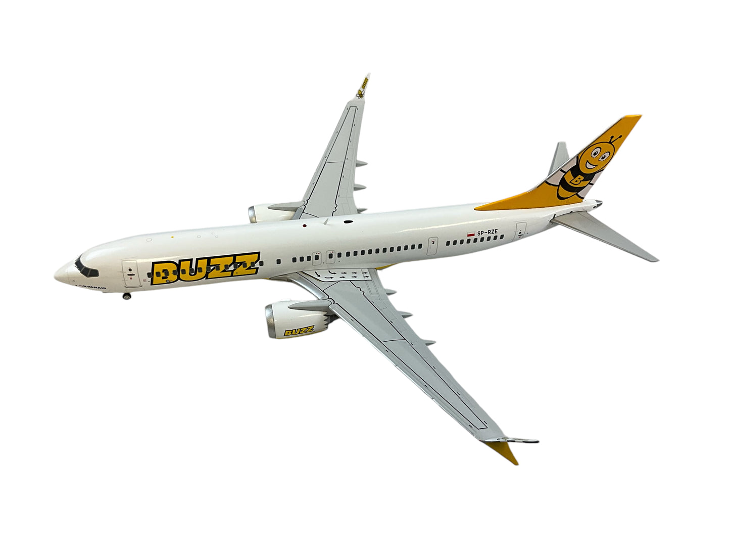 1/200 JC200 (EW238M004) Boering B737-8MAX (SP-RZE) "BUZZ" - by Ryanair (Limited Edition)