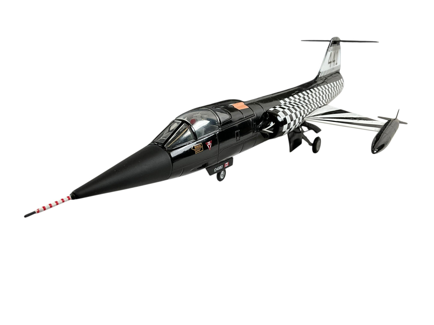 1/48 Franklin Mint/Armour (B11E193) Canadair CF104`(F104G) Starfighter (104880) 441 "Silver Fox" Sqdn Disbandment Scheme Canadian Armed Forces (Limited Edition)
