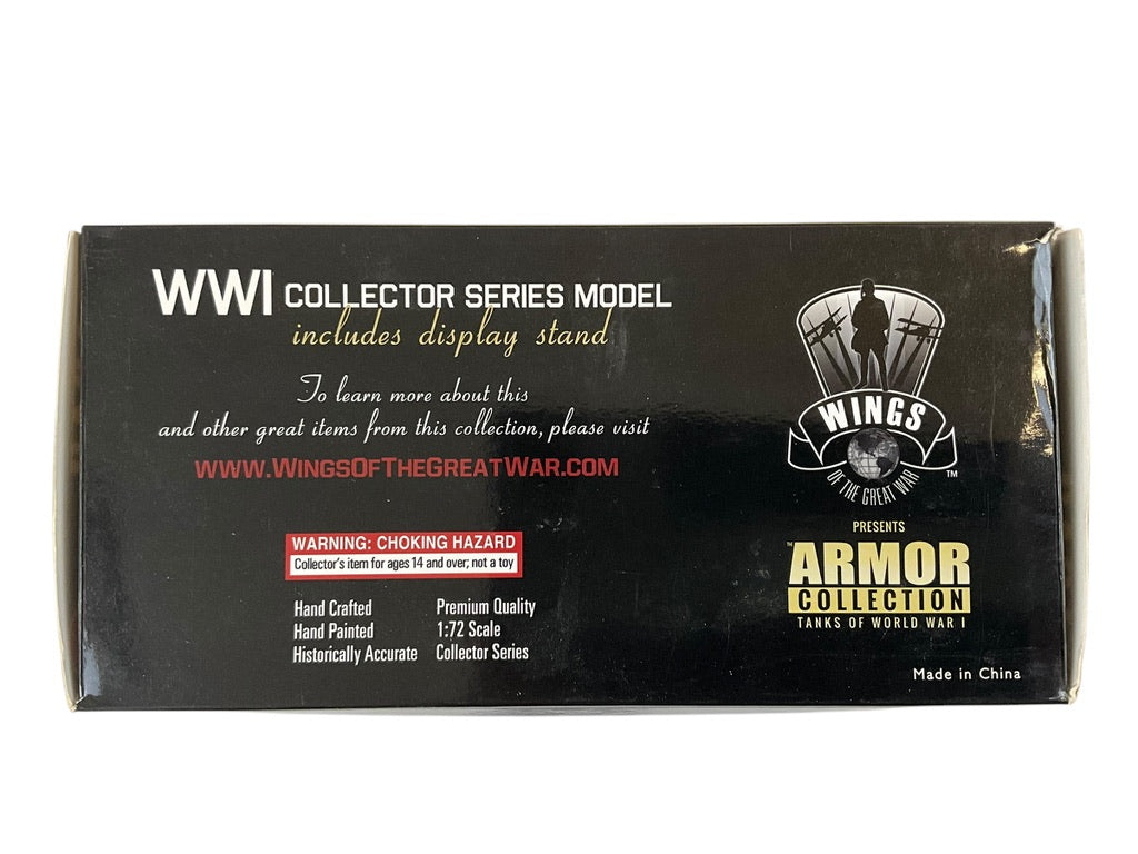 1/72 Wings of the Great War (WGW10204) WW-I German A7V Panzer (Tank) #506 "Mephisto" Abteitung 3 Resin Model (Limited Edition)