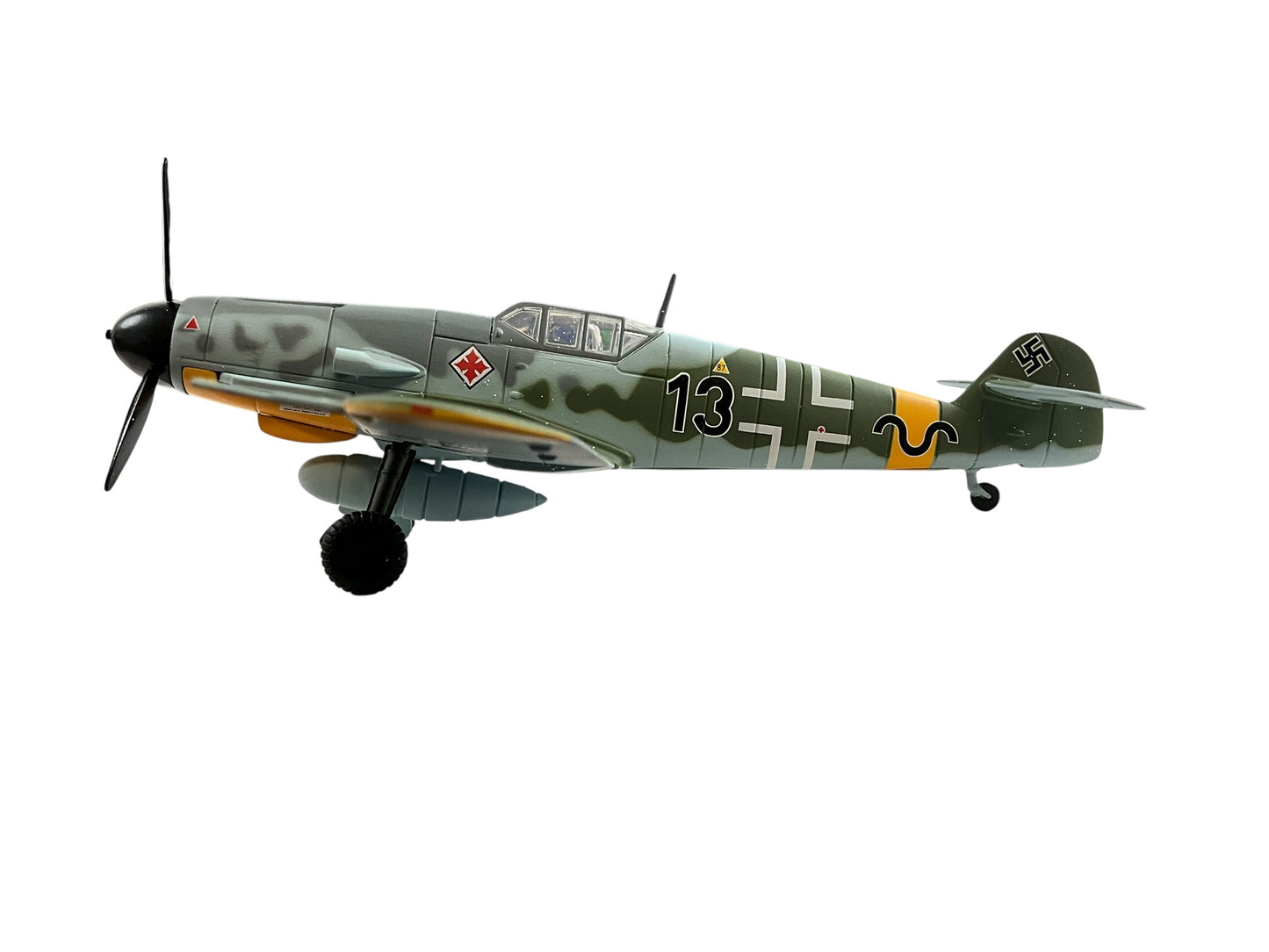 1/48 Franklin Mint/Armour (B11E215) Messerschmitt Bf109G flown by Gunther Rall "Black 13" III/JG 52, WWII Reichs Luftwaffe (Limited Edition)