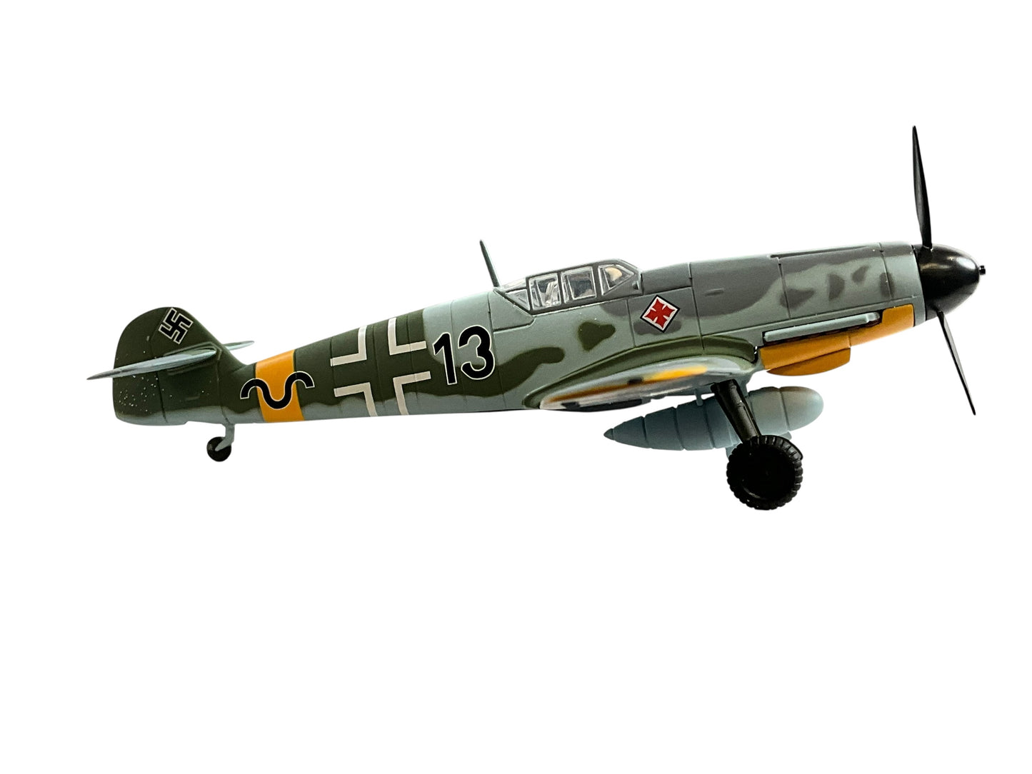 1/48 Franklin Mint/Armour (B11E215) Messerschmitt Bf109G flown by Gunther Rall "Black 13" III/JG 52, WWII Reichs Luftwaffe (Limited Edition)
