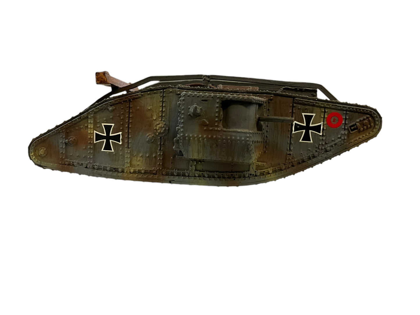 1/72 Wings of the Great War (WW10206) WW-I German BeutePanzer 2 "Paul" (Tank) Abteilung 12 *Captured British Mark IV "Male" (Tank)* Resin Model (Limited Edition)