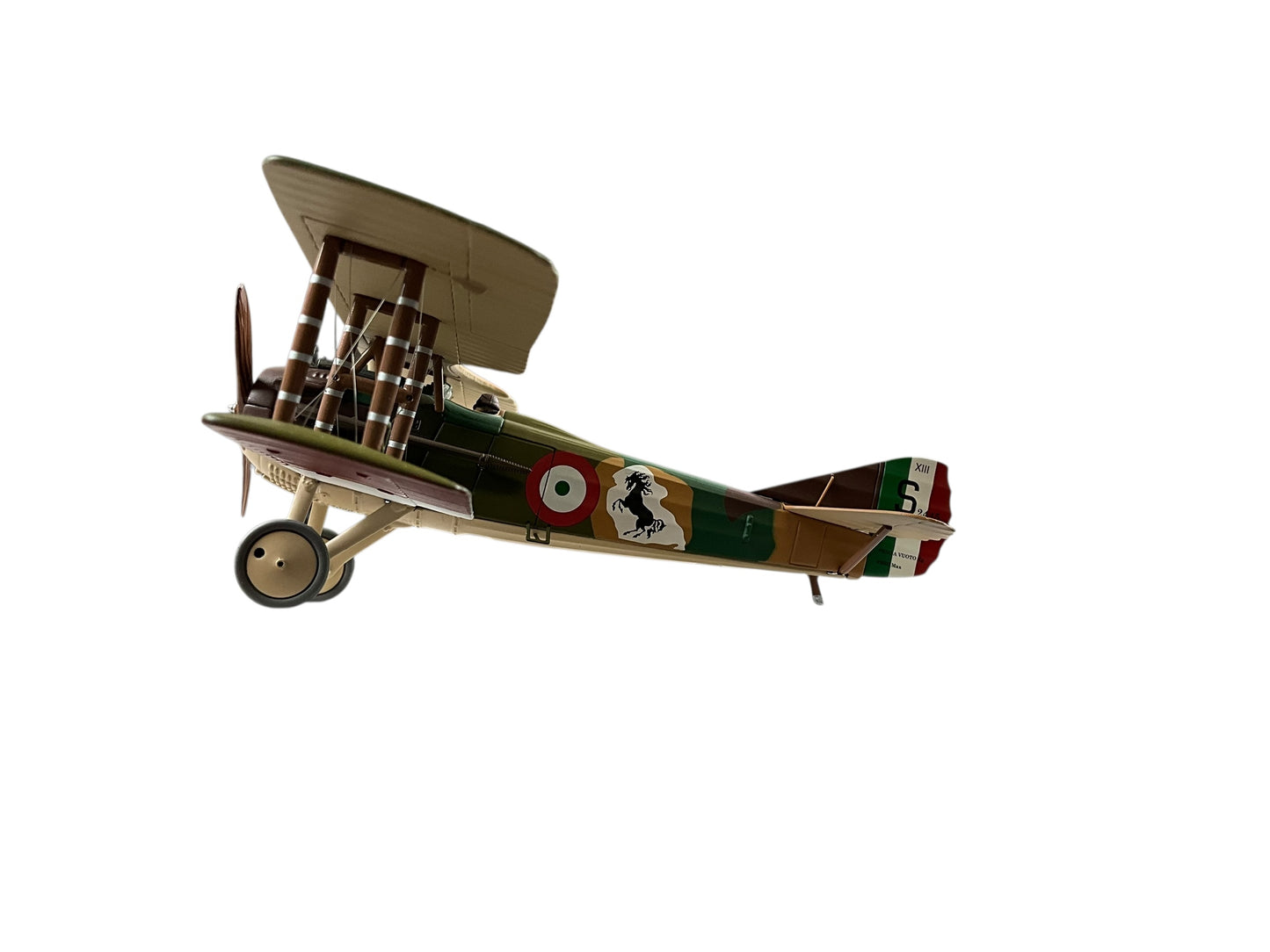 1/48 Corgi (AA37907) Spad XIII (S2445) flown by Major Francesco Baracca (34 Kills) "Italy's Ace of Aces" 91a Squadriglia Italian Army Air Force 1918 (Limited Edition #0742 of Only 1000)