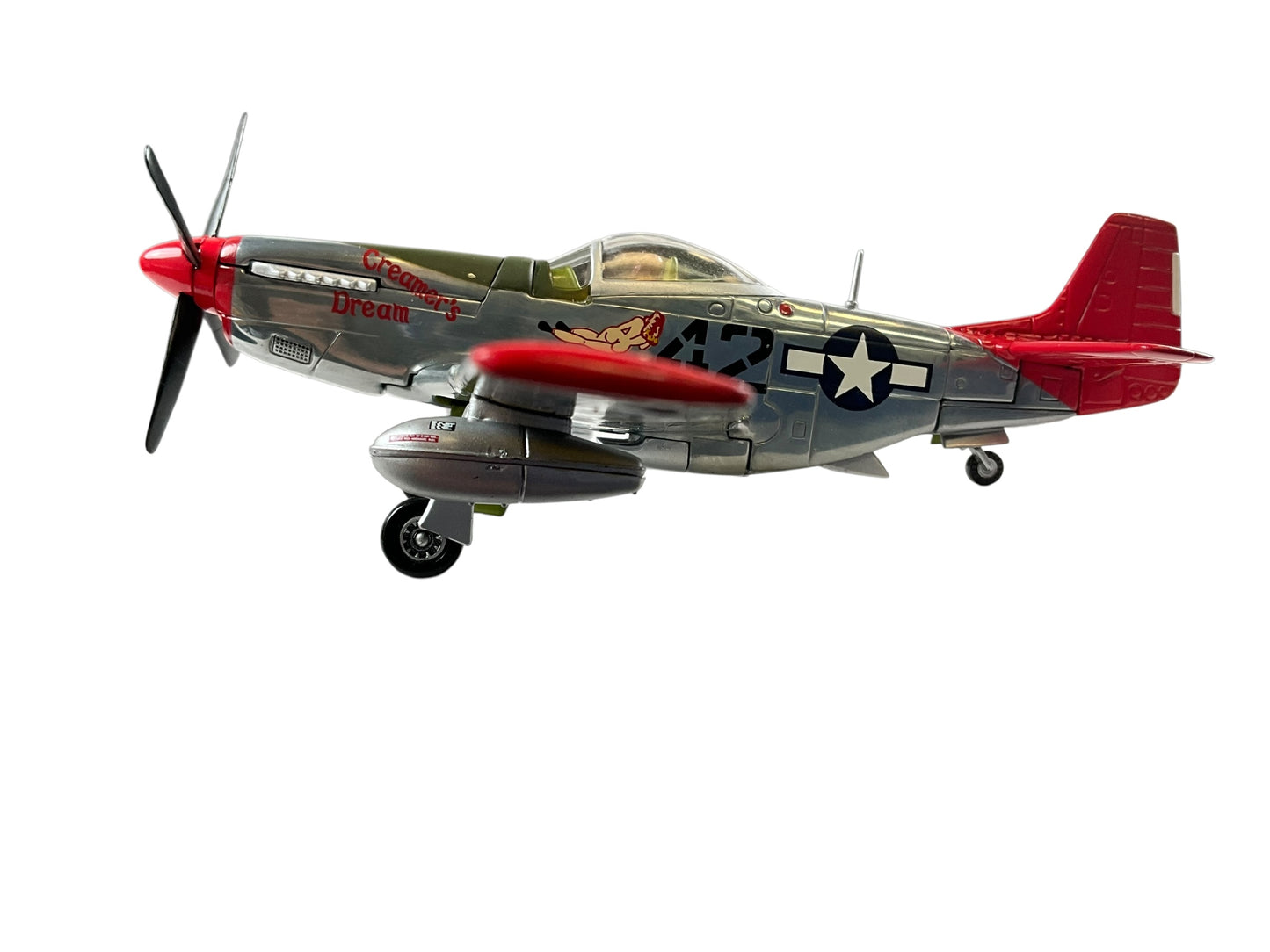 1/72 Corgi (US32215) North American P51D (Serial Unknown) "Creamer's Dream" flown by Lt. Charles White 301st FS/332nd FG "Tuskegee Airmen" Italy 1945 (Limited Edition #1674 of ONLY 2100)