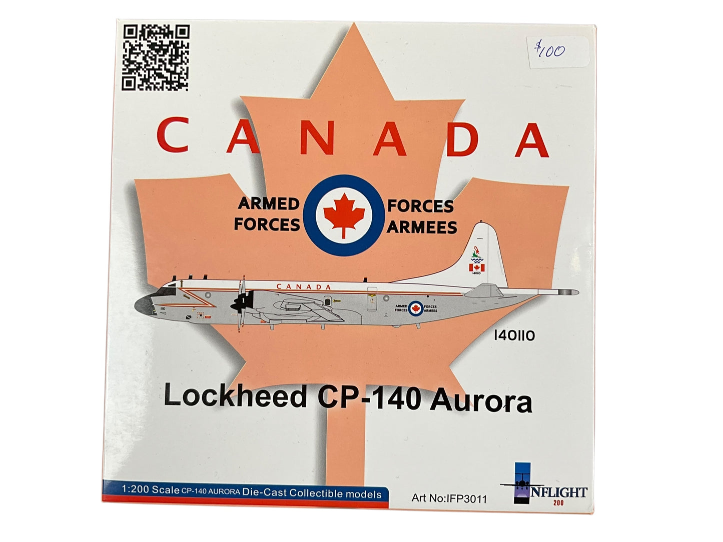 1/200 Inflight200 (IFP3011) Lockheed CP-140 (P-3) Aurora 407 "Demon" Sqn Canadian Armed Forces (Limited Edition #147 of ONLY 384)