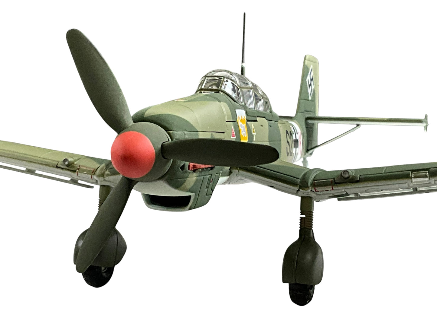 1/48 Armour/Franklin Mint (ART.98107 / B11B263) Junkers JU87D3 Stuka (S2+KK) flown by Hans Ulrich Rudel, Russian Front, Kursk Salient Operation Citadel, Summer 1943 Sturzkampfgeschwader 77 (II/StG77) Deutsch Reich's Luftwaffe (Limited Edition)