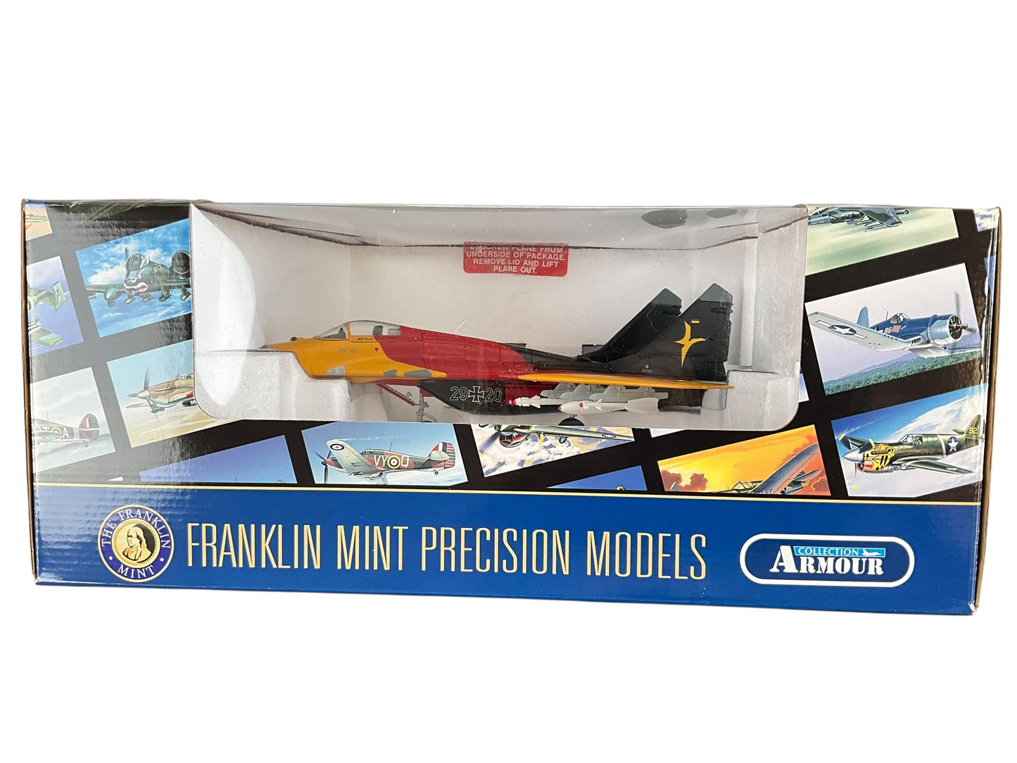 1/48 Franklin Mint/Armour (B11C996) MiG29A Fulcrum (29+20) 1.JagdStaffel, JG73 "Steinhoff", Deutsch Bundes Luftwaffe, m, Laage, Germany (Limited Edition)