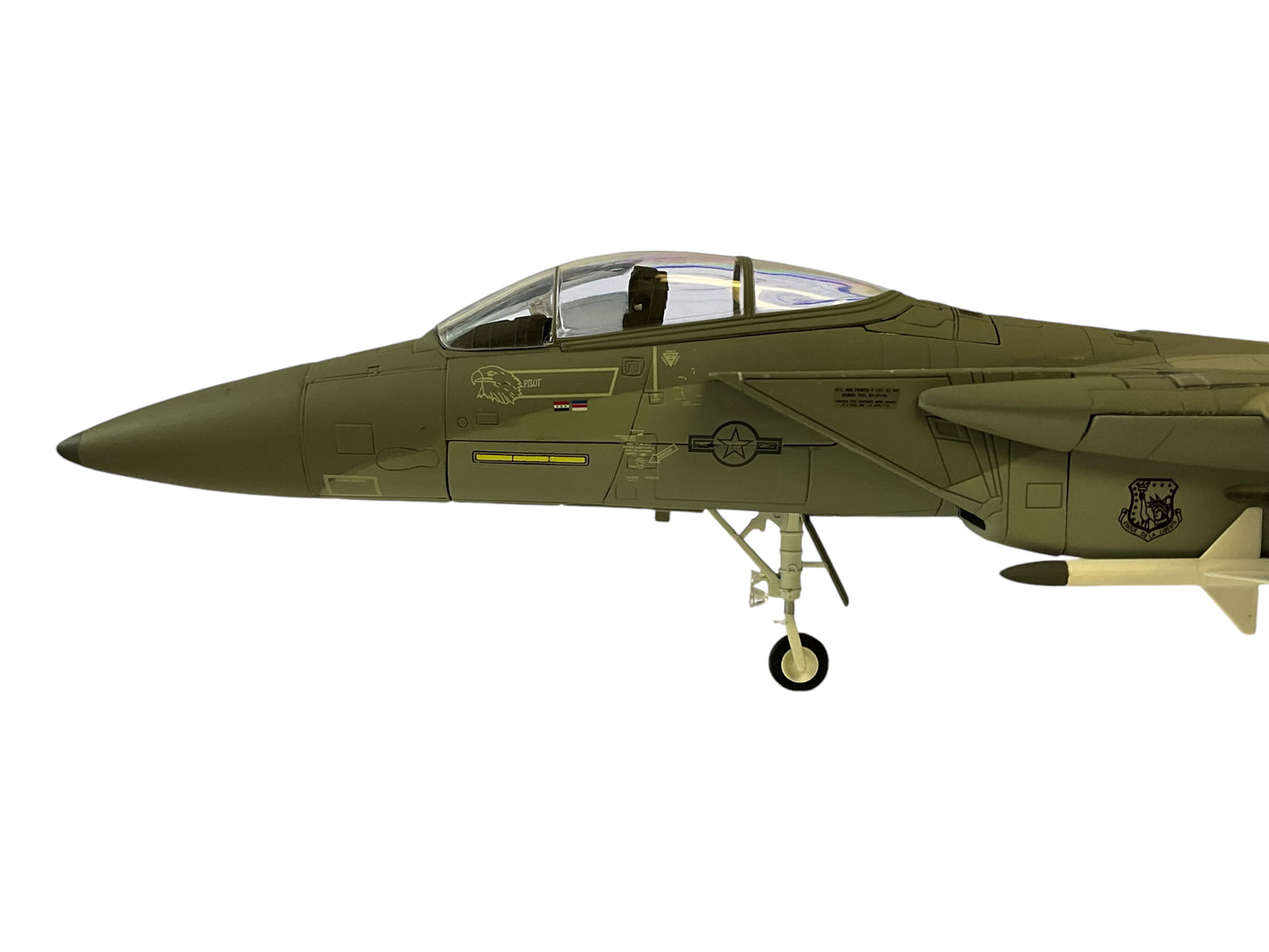 1/48 Armour/Franklin Mint (98049) McDonnell Douglas F15C Eagle (LN AF84-014) - Low Vis 2-Tone Gray Livery - 493rd FS - Grim Reapers - U.S.A.F. Europe (Limited Edition)