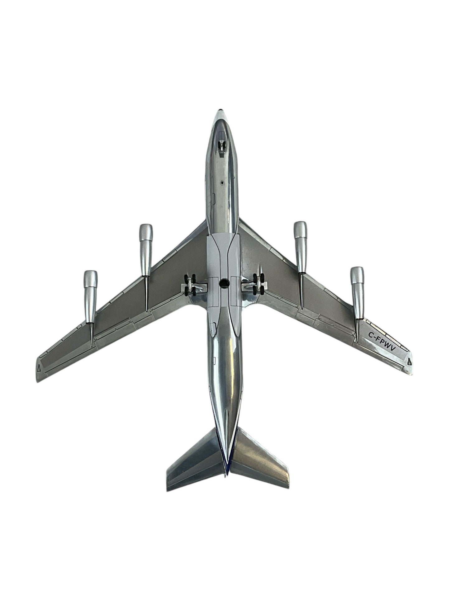 1/200 AeroClassics (WM-PWA-0113) Boeing B707-138BN (C-FPWV) PWA 2nd Livery (Blue Tail) Pacific Western Airlines (Limited Edition)