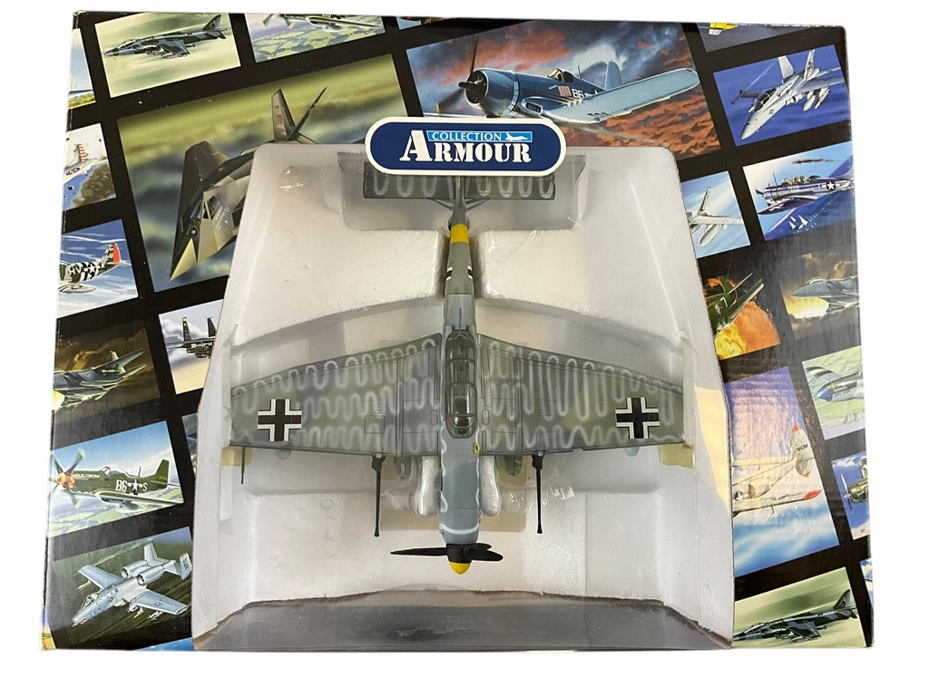 !/48 Franklin Mint/Armour (B11E183) Junkers JU87D Stuka (S2-LT) Gray & White Winter Camo X/STG77 WWII Deutsche Luftwaffe (Limited Edition)