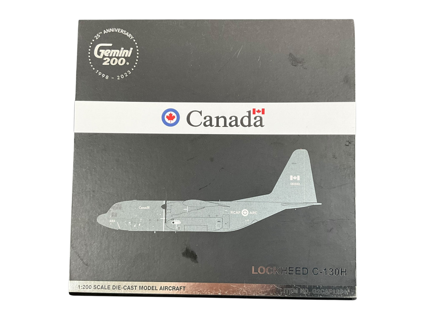 1/200 Gemini200 (G2CAF1284) Lockheed C130H Hercules (130333) Lo-Vis Grey Livery, 424 "Tiger" S.A.R. Sqdn, 8 Wing, R.C.A.F. April 2011 (Limited Edition) 2024 Release
