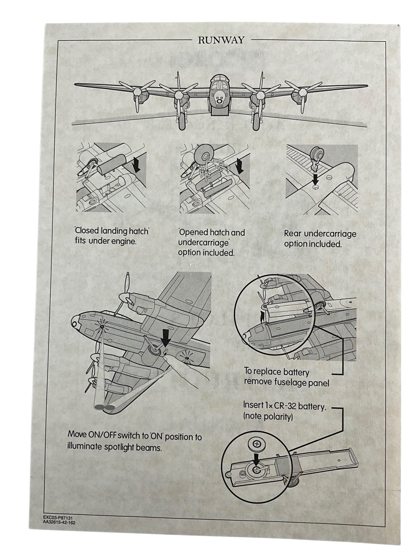 1/72 Corgi (AA32615) Avro Lancaster (ED912 / AJ+N) Flown by P/O Les Knight "Operation Chastise" Eder Dam Raid 617 Sqdn R.A.F. (Limited Edition #1063 of ONLY 1501)