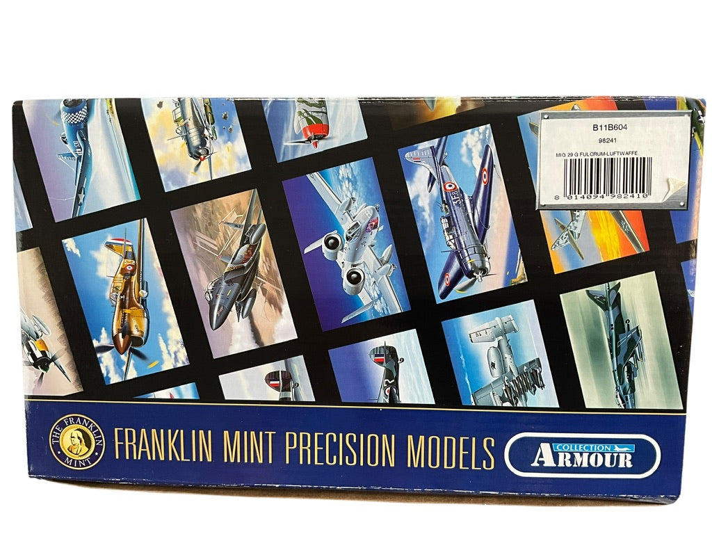 1/48 Franklin Mint/Armour (B11B604) MiG29 Fulcrum (29-05) I/JG 73 "Steinhoff" Deutsche Bundes Luftwaffe (Limited Edition)