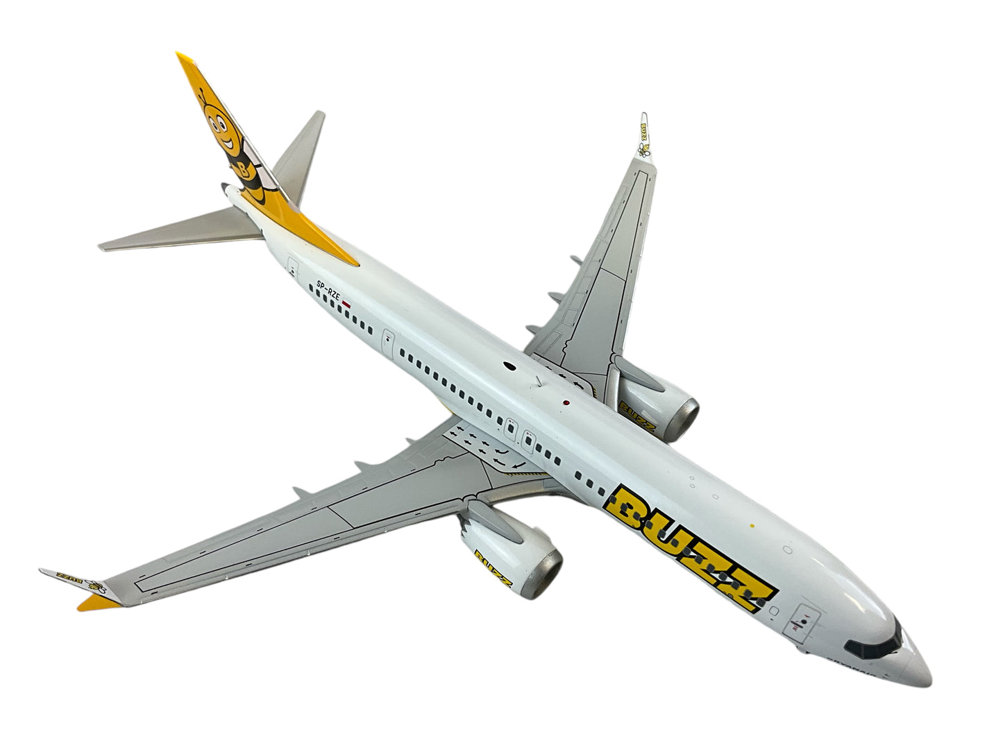 1/200 JC200 (EW238M004) Boering B737-8MAX (SP-RZE) "BUZZ" - by Ryanair (Limited Edition)