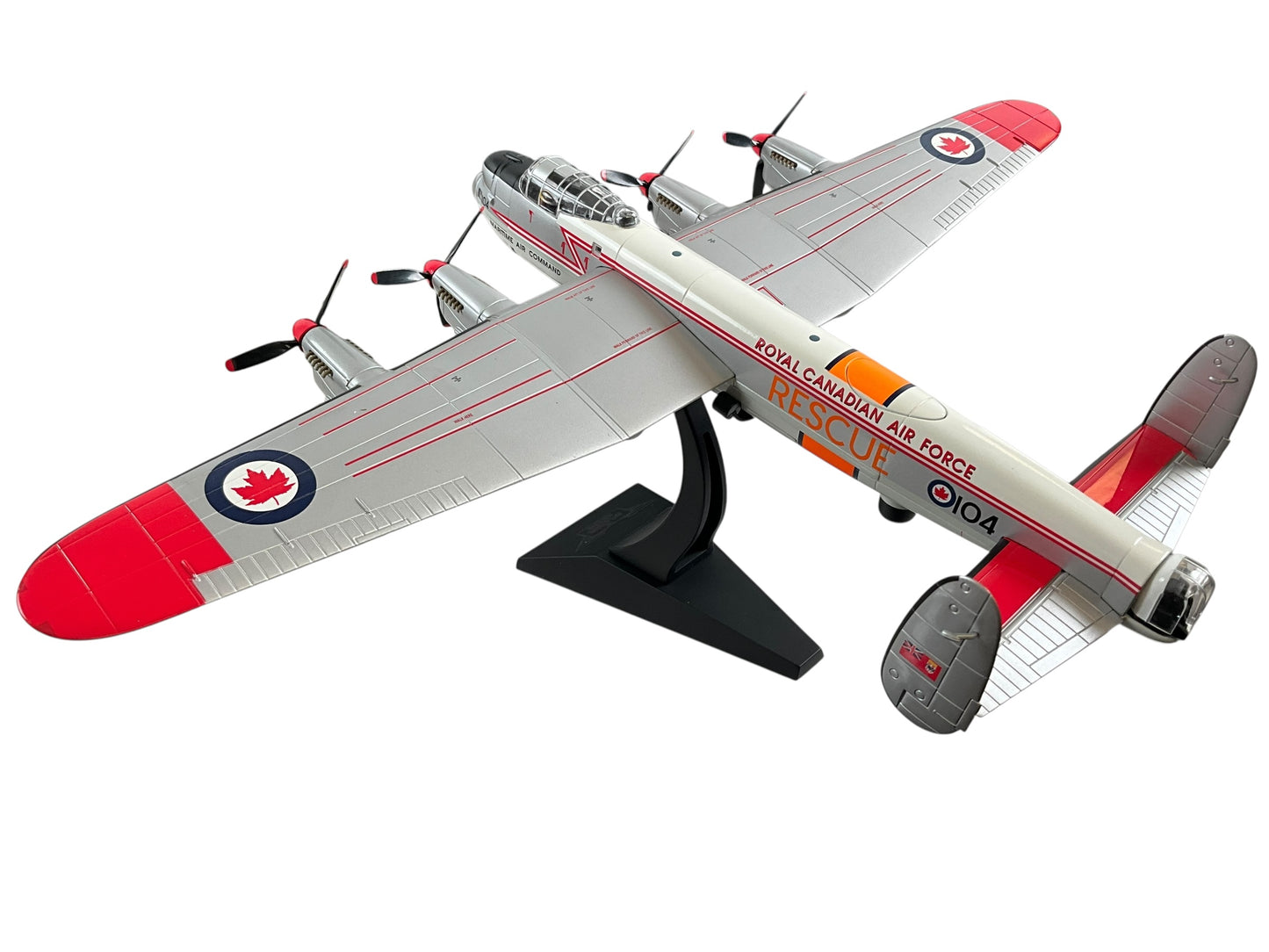1/72 Corgi (AA32606) Victory Aircraft (Avro) Lancaster MK.10MP (FM104) 107 Rescue Unit, Maritime Air Command, Royal Canadian Air Force, Torbay, Newfoundland 1963 (Limited Edition #403 of ONLY 2000)