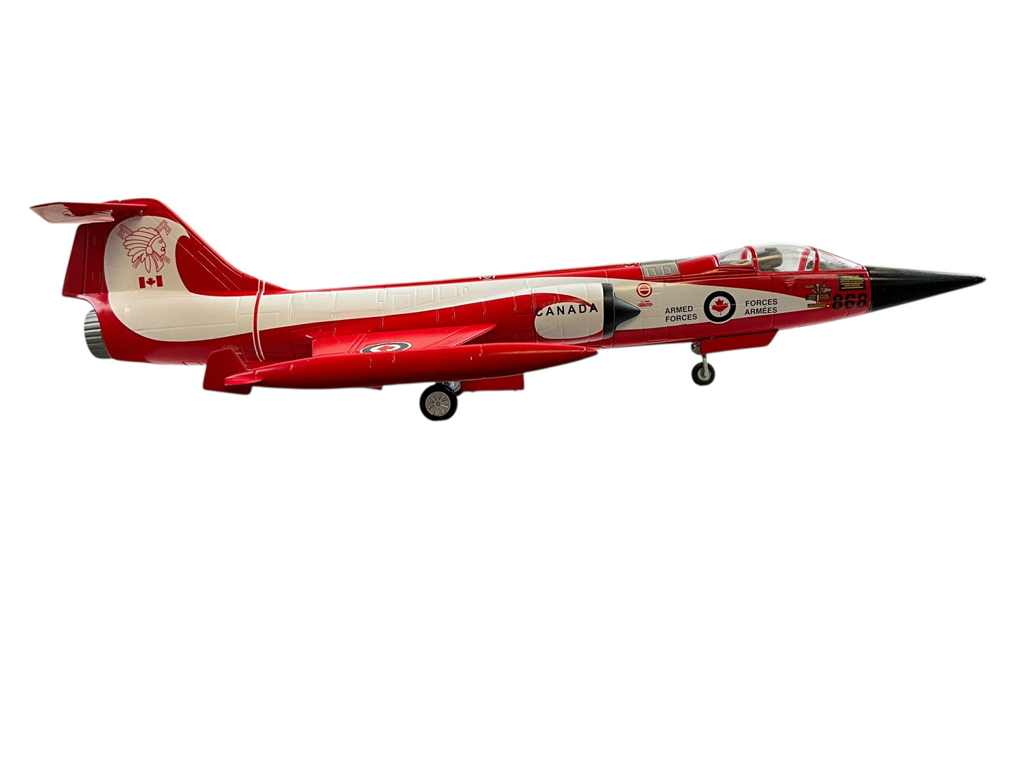 1/48 Franklin Mint/Armour (B11E090) Canadair CF104 (F104G) Starfighter (104668) 421 "Red Indian" Sqdn (Retirement Scheme) Canadian Armed Forces (Limited Edition)