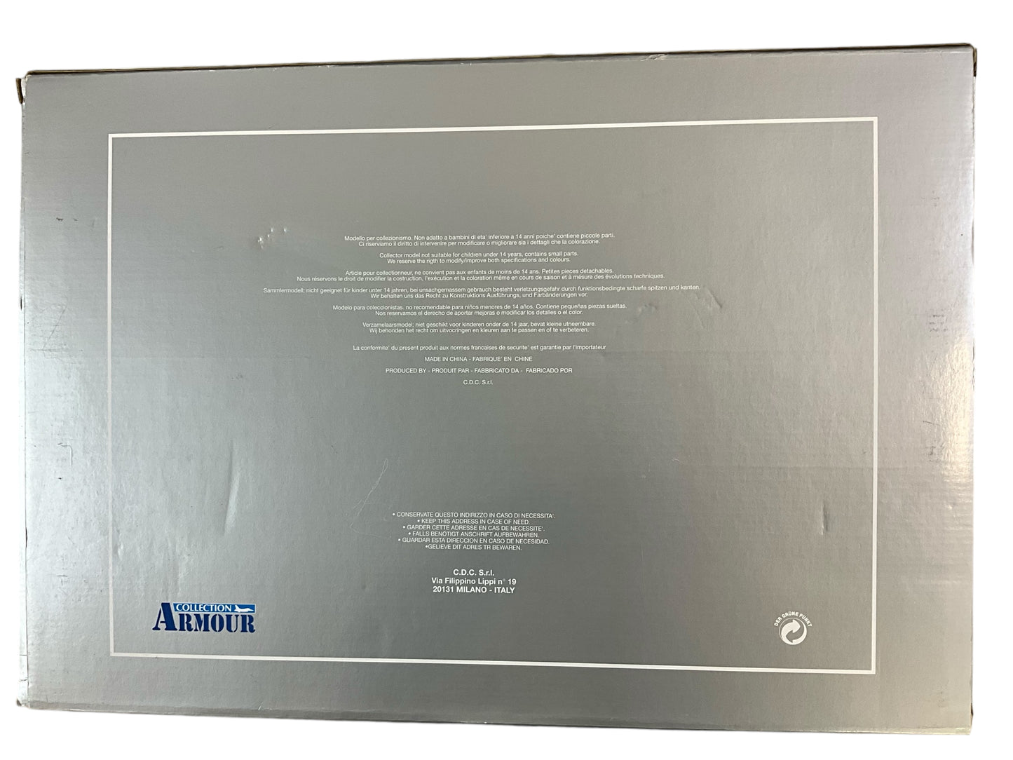 1/48 Armour/Franklin Mint (98049) McDonnell Douglas F15C Eagle (LN AF84-014) - Low Vis 2-Tone Gray Livery - 493rd FS - Grim Reapers - U.S.A.F. Europe (Limited Edition)