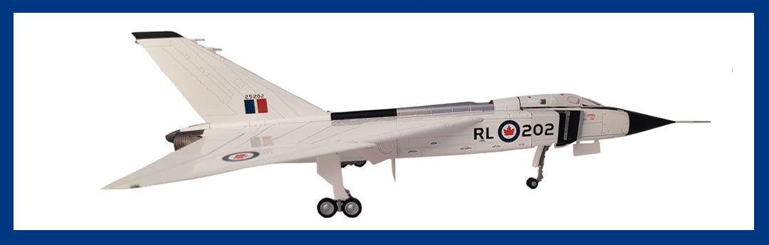 1/72 (HobbyMaster) Canadian Warplane Heritage Museum (CWH007) Avro (Canada) CF105 Arrow (25202) RL202 (Limited Edition of Only 800)